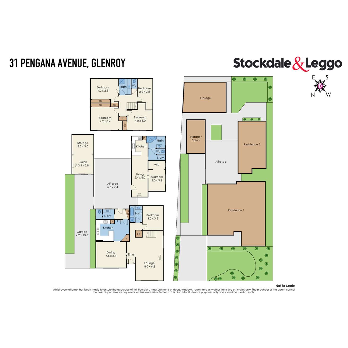 Floorplan of Homely house listing, 31 Pengana Avenue, Glenroy VIC 3046