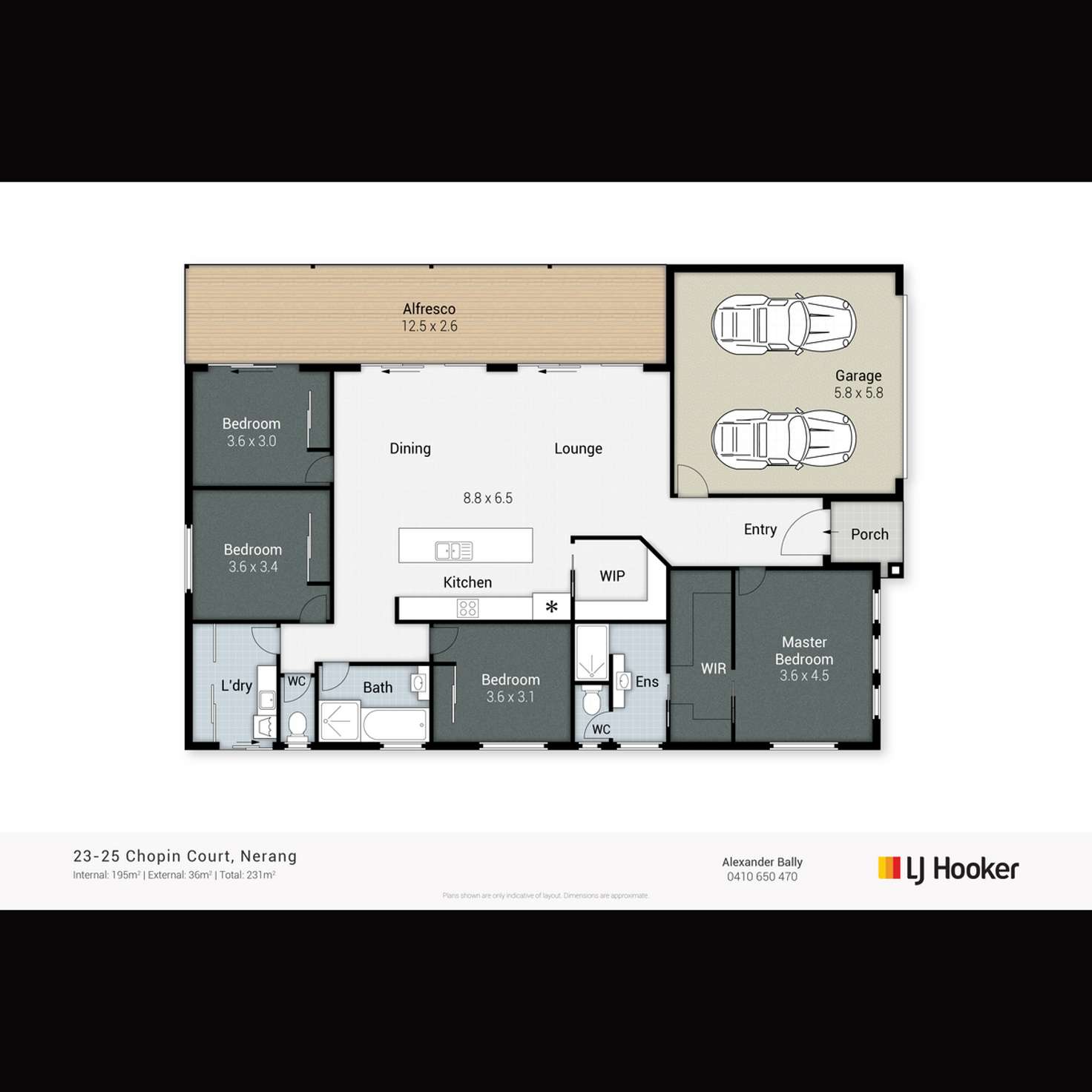 Floorplan of Homely house listing, 25 Chopin Court, Nerang QLD 4211