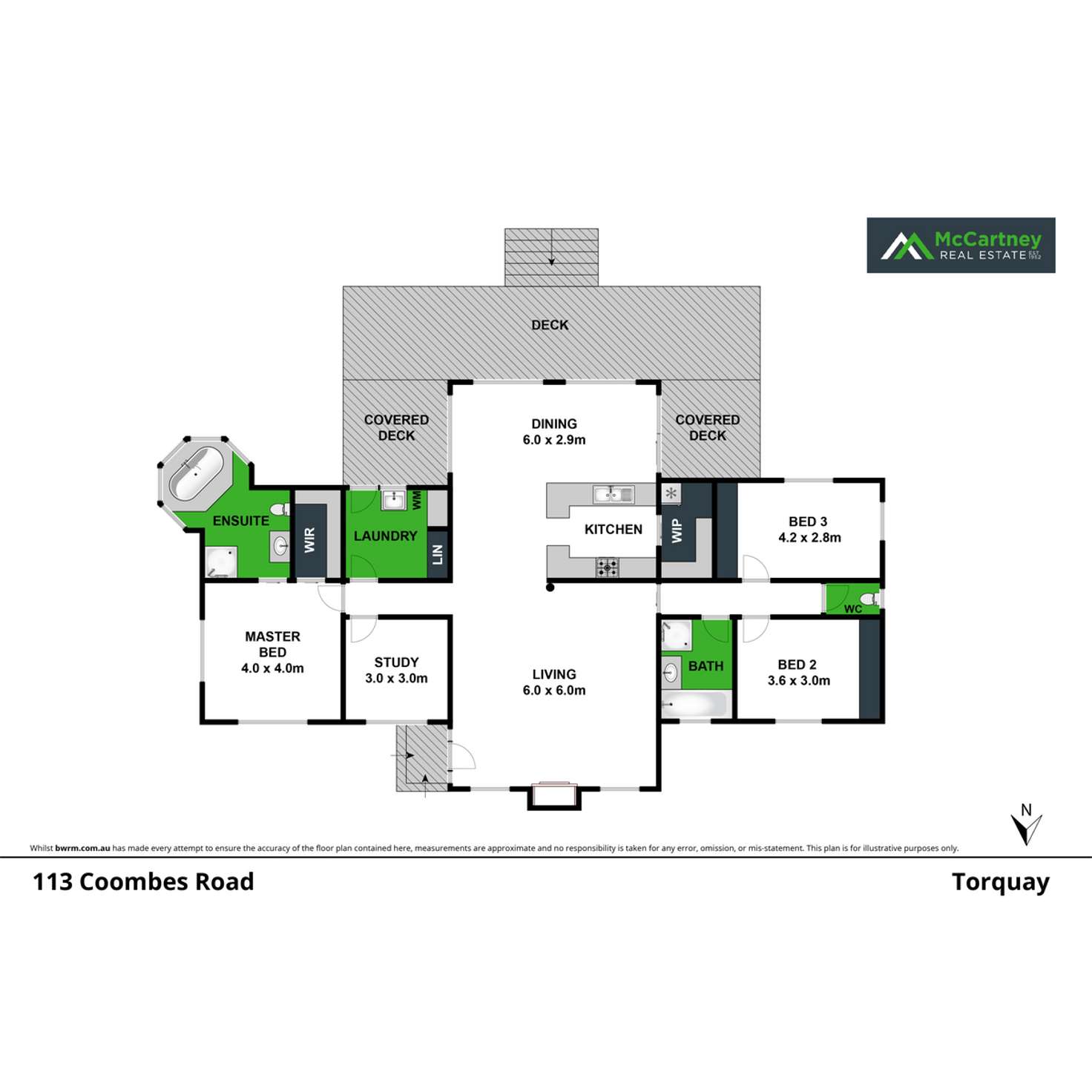 Floorplan of Homely house listing, 113 Coombes Road, Torquay VIC 3228