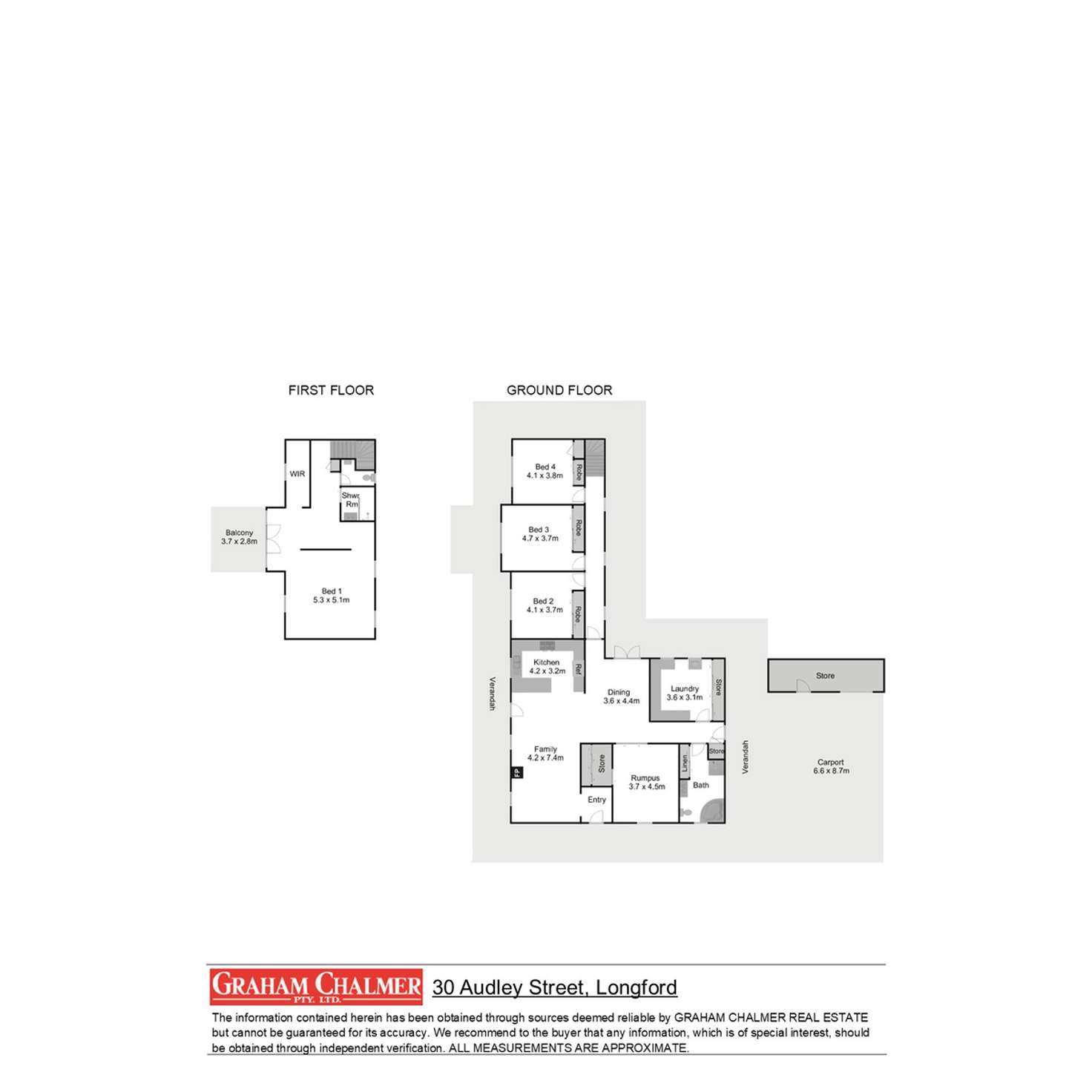 Floorplan of Homely house listing, 30 Audley Street, Longford VIC 3851