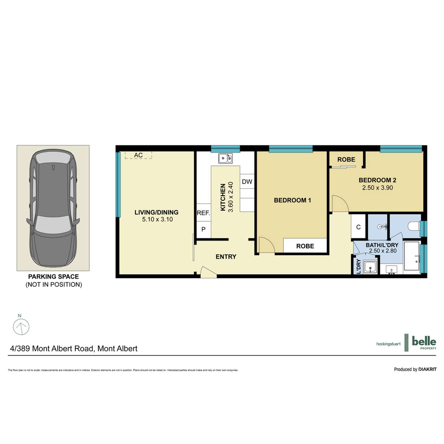 Floorplan of Homely apartment listing, 4/389 Mont Albert Road, Mont Albert VIC 3127