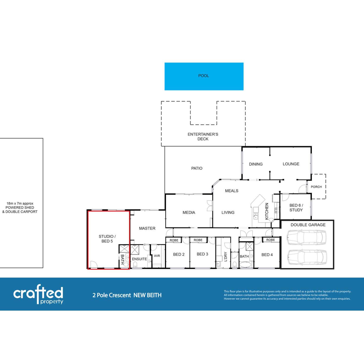 Floorplan of Homely house listing, 2 Pole Crescent, New Beith QLD 4124