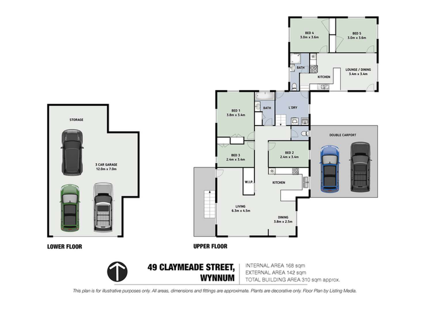 Floorplan of Homely house listing, 49 Claymeade Street, Wynnum QLD 4178