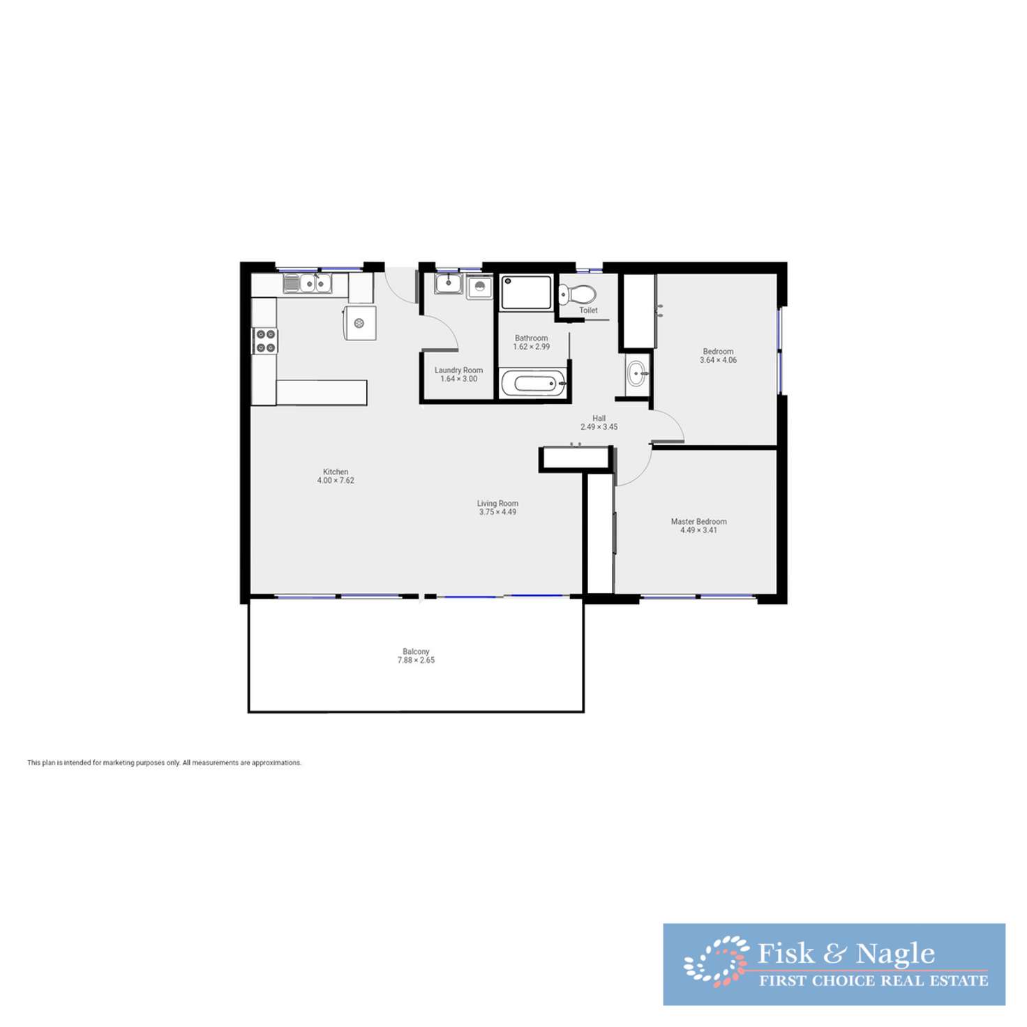 Floorplan of Homely apartment listing, 1/15 Main Street, Merimbula NSW 2548