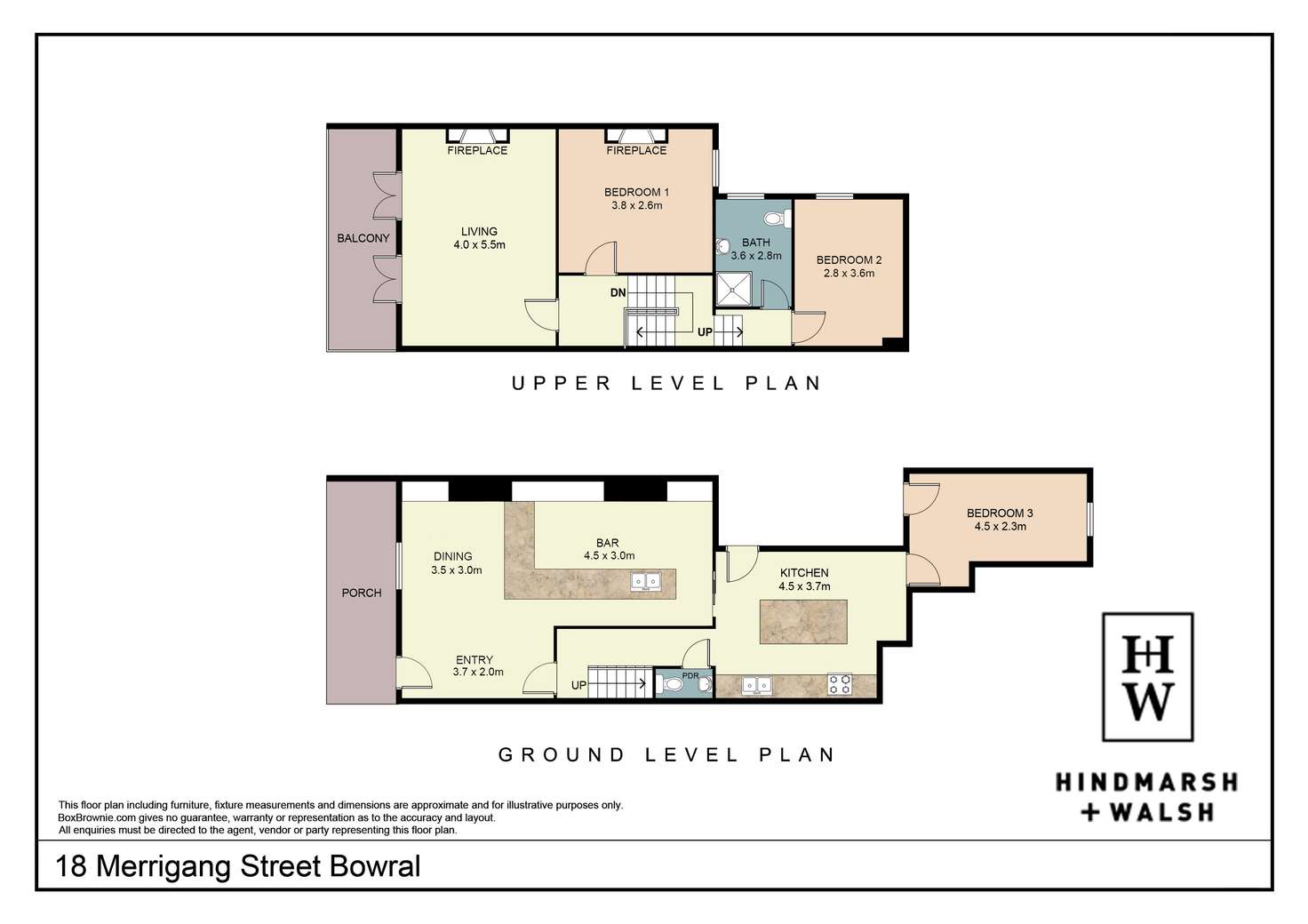 Floorplan of Homely terrace listing, 18 Merrigang Street, Bowral NSW 2576