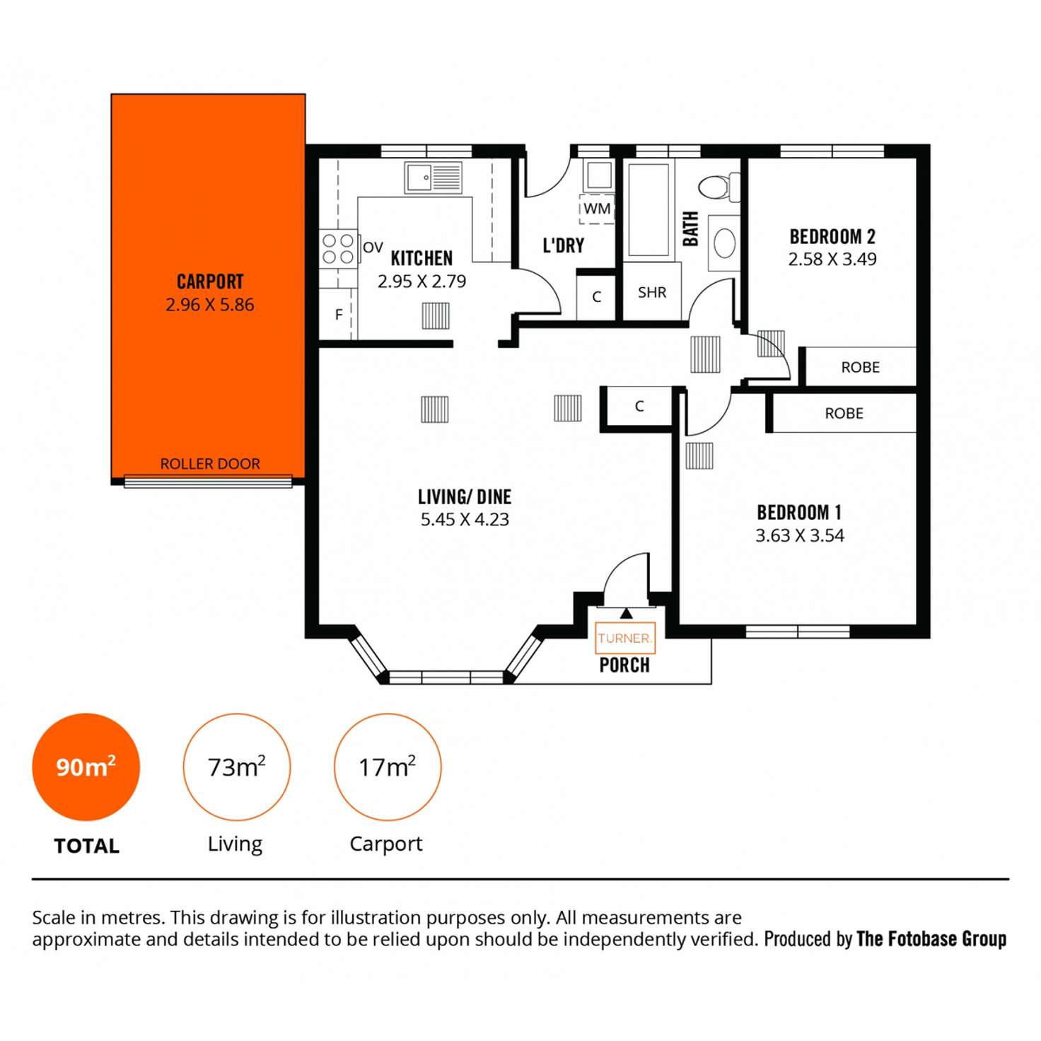 Floorplan of Homely unit listing, 5/353 Shepherds Hill Road, Blackwood SA 5051