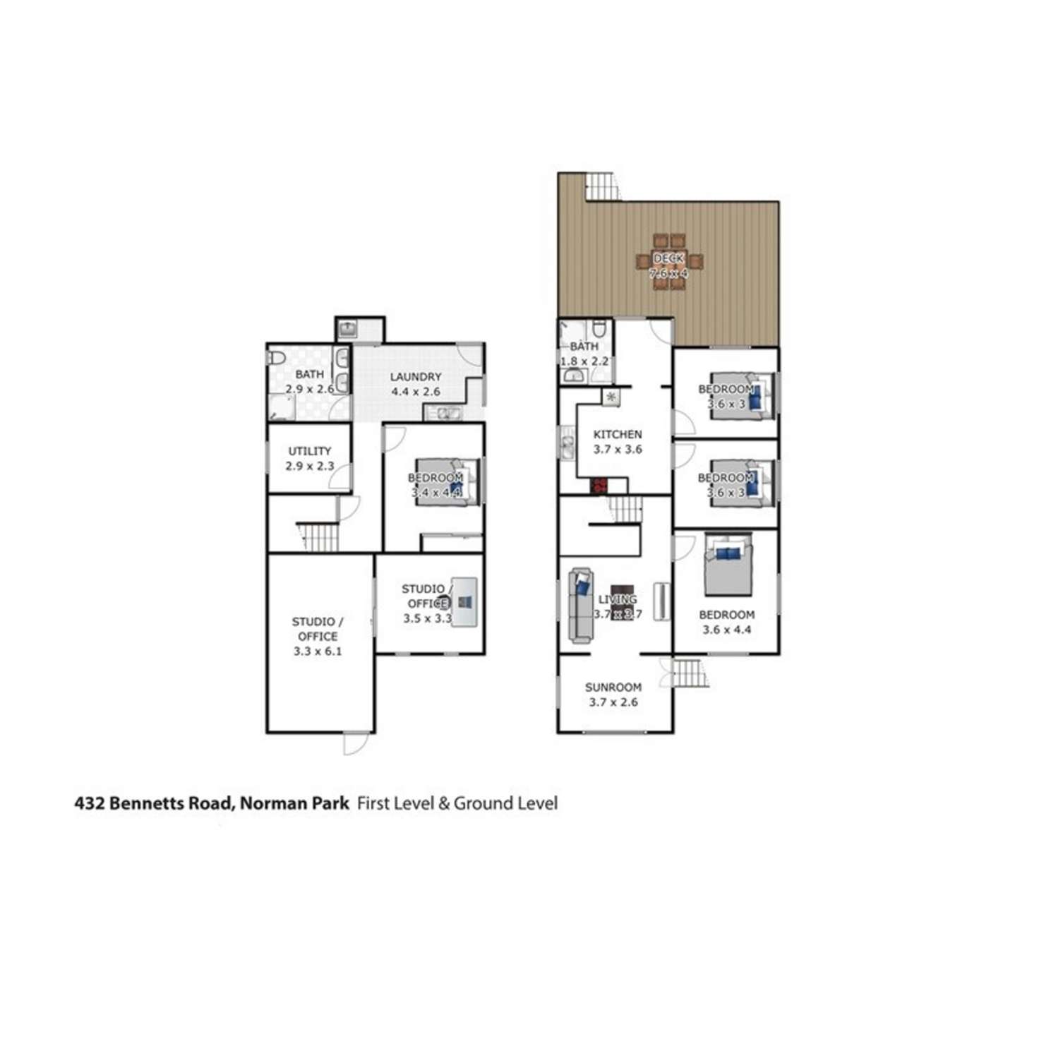 Floorplan of Homely house listing, 432 Bennetts Road, Norman Park QLD 4170