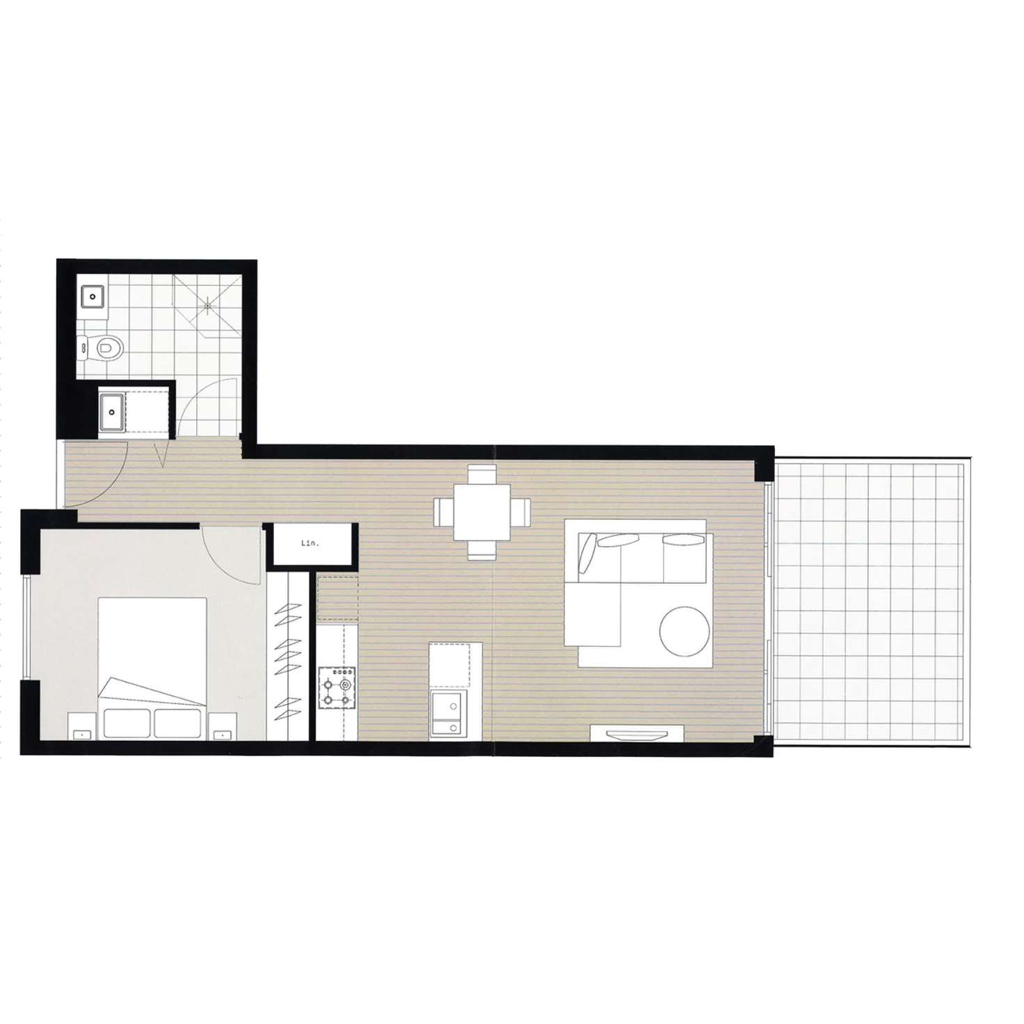 Floorplan of Homely apartment listing, 306/18 Surflen Street, Adelaide SA 5000