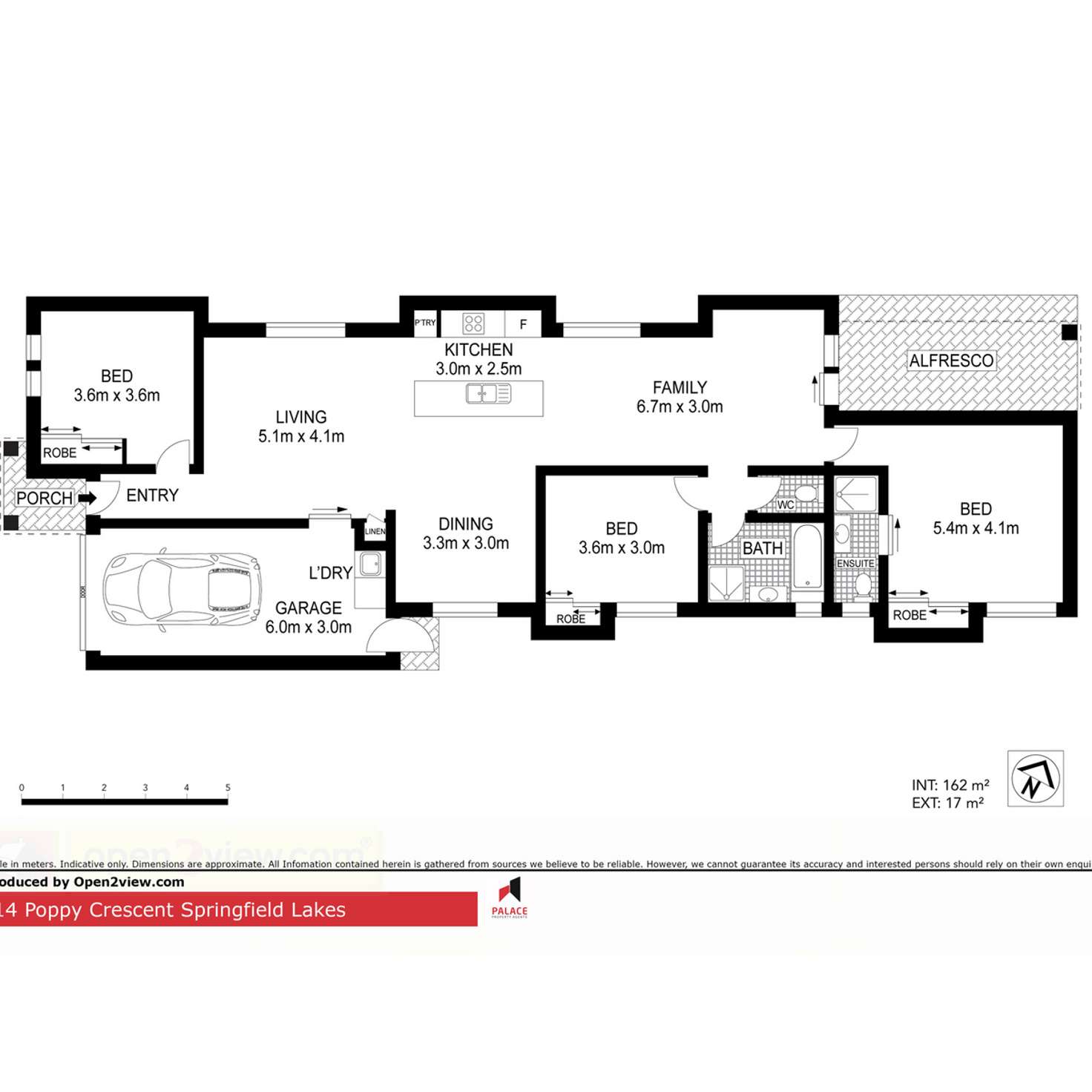 Floorplan of Homely house listing, 14 Poppy Crescent, Springfield Lakes QLD 4300
