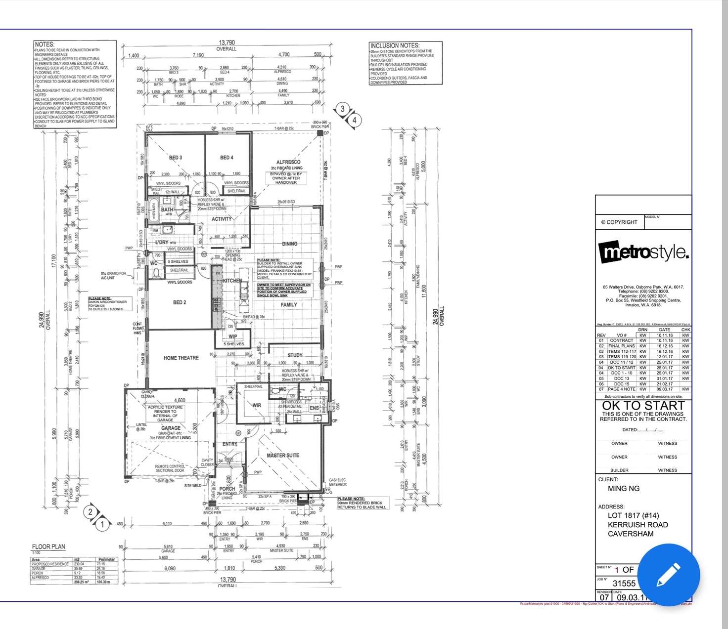 Floorplan of Homely house listing, 14 Kerruish Road, Caversham WA 6055