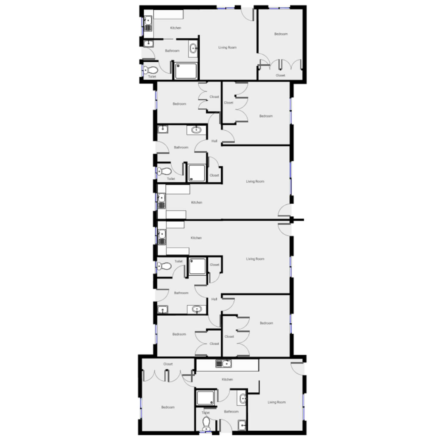 Floorplan of Homely blockOfUnits listing, 43 Hunter Street, Dubbo NSW 2830