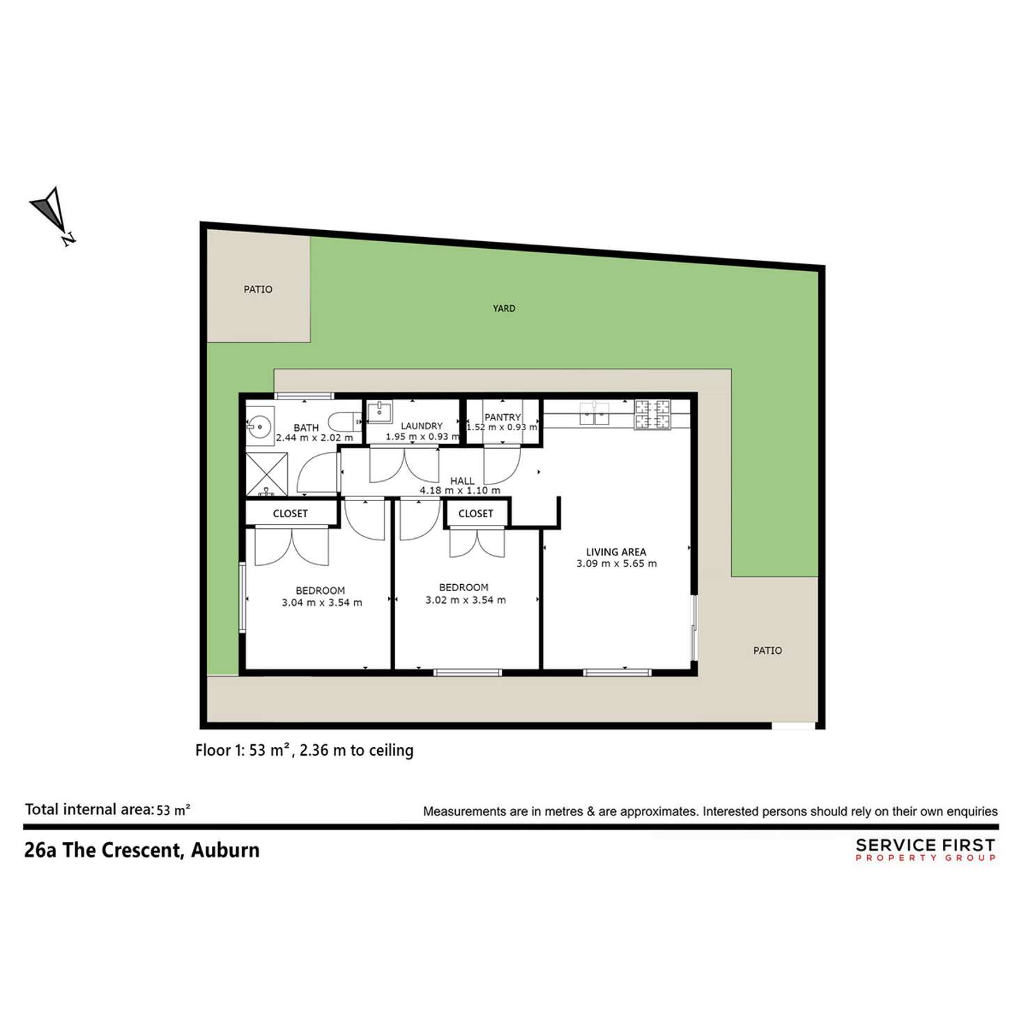 Floorplan of Homely house listing, 26A The Crescent, Auburn NSW 2144