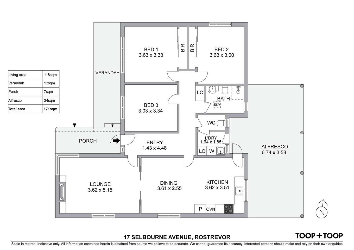 Floorplan of Homely house listing, 17 Selbourne Avenue, Rostrevor SA 5073