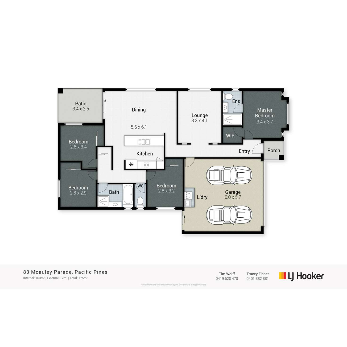 Floorplan of Homely house listing, 83 Mcauley Parade, Pacific Pines QLD 4211