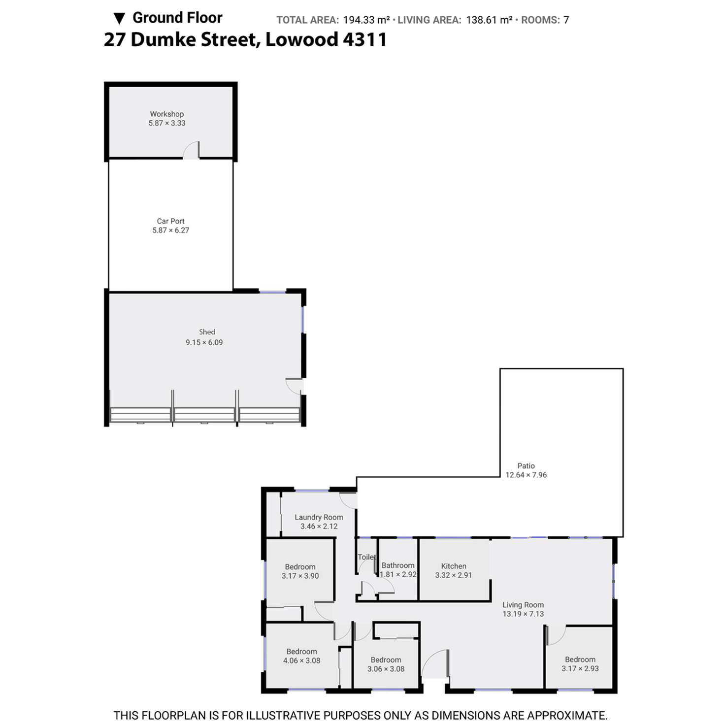 Floorplan of Homely house listing, 27 Dumke Street, Lowood QLD 4311