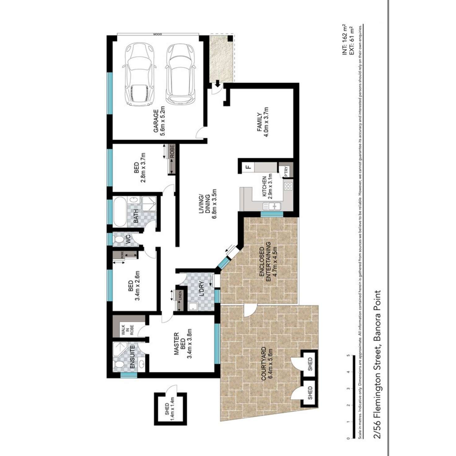 Floorplan of Homely house listing, 2/56 Flemington Street, Banora Point NSW 2486