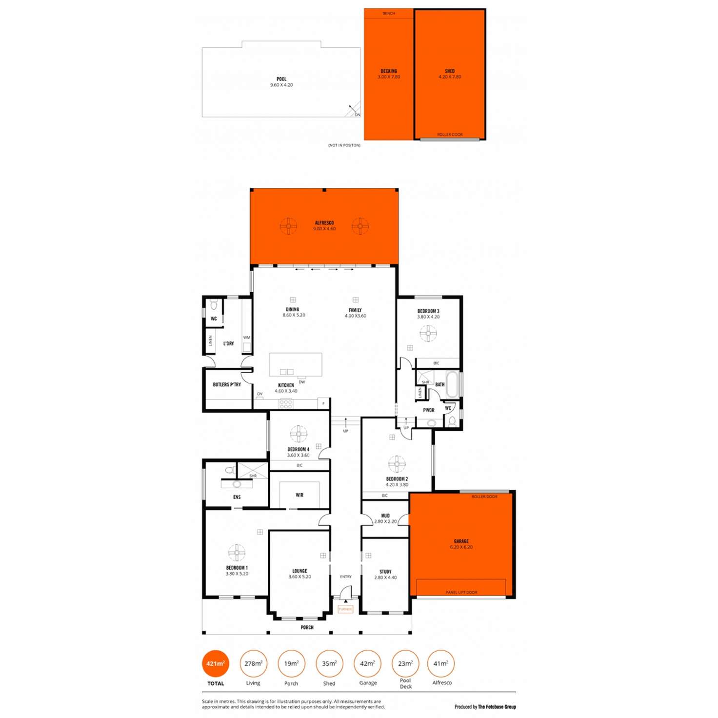 Floorplan of Homely house listing, 6 Windsor Avenue, Clapham SA 5062