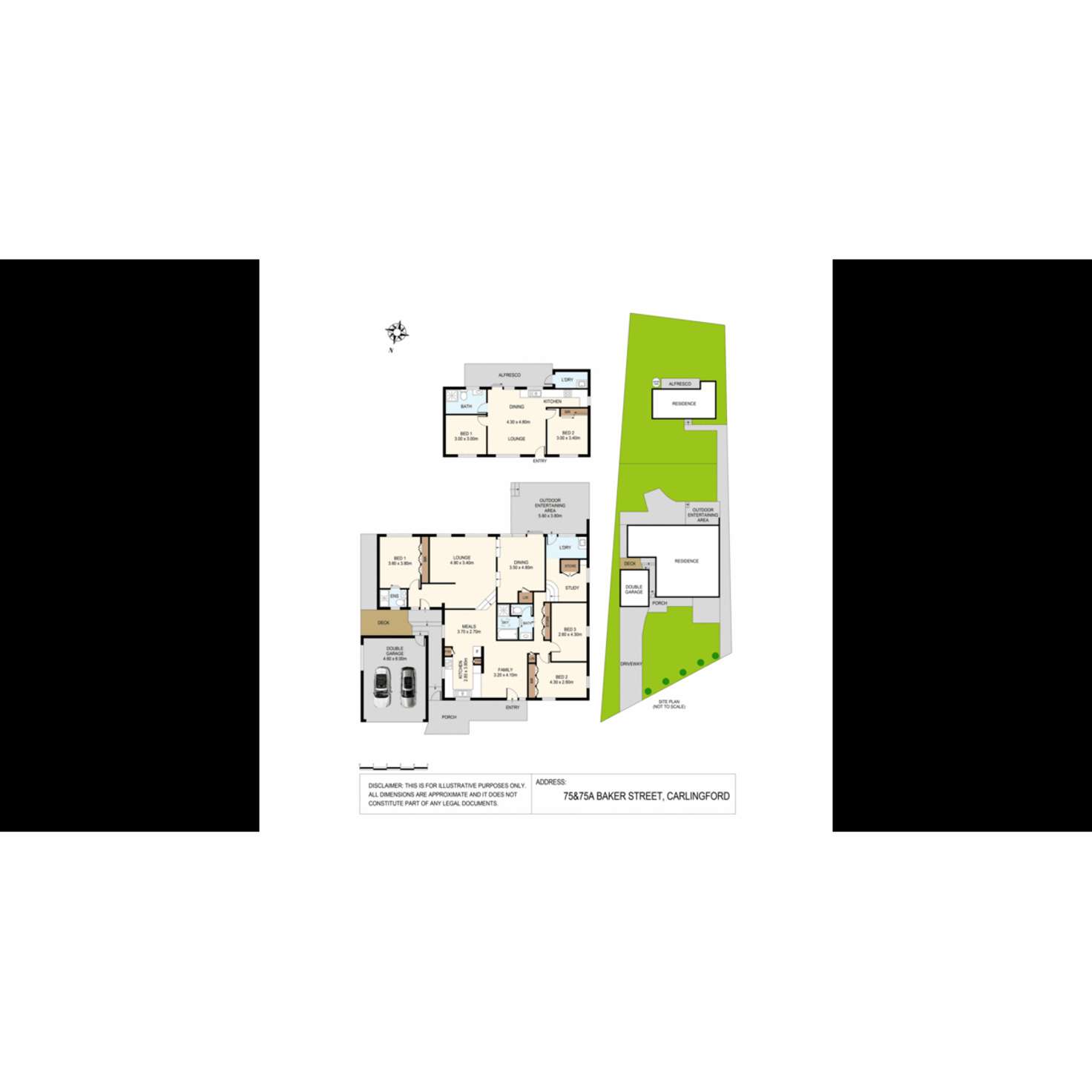 Floorplan of Homely house listing, 75 Baker Street, Carlingford NSW 2118