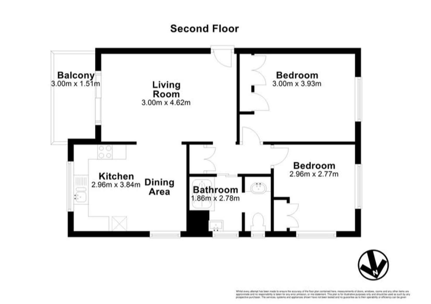 Floorplan of Homely unit listing, 5/11 Le Geyt Street, Windsor QLD 4030