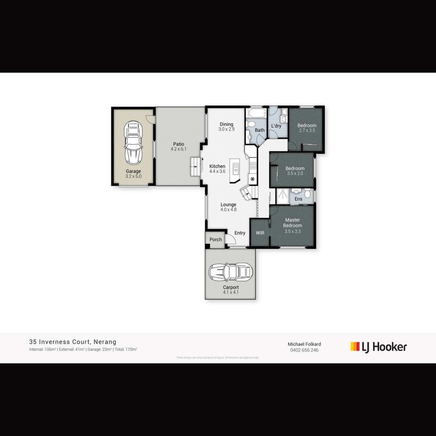 Floorplan of Homely house listing, 35 Inverness Court, Nerang QLD 4211