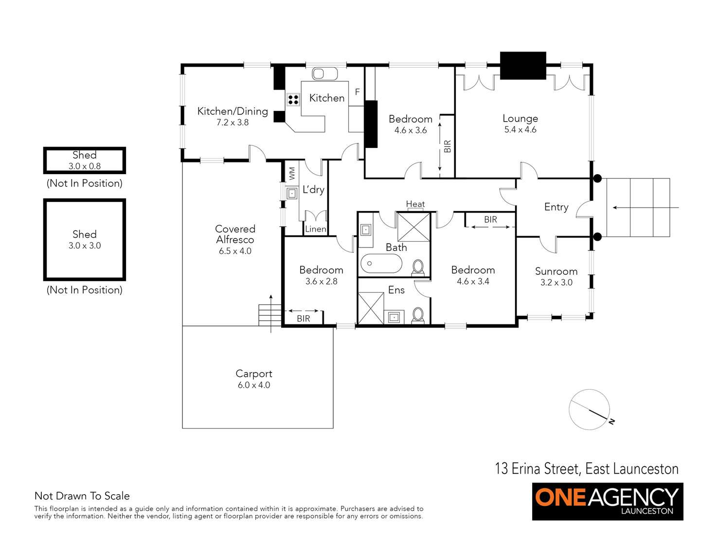 Floorplan of Homely house listing, 13 Erina Street, East Launceston TAS 7250