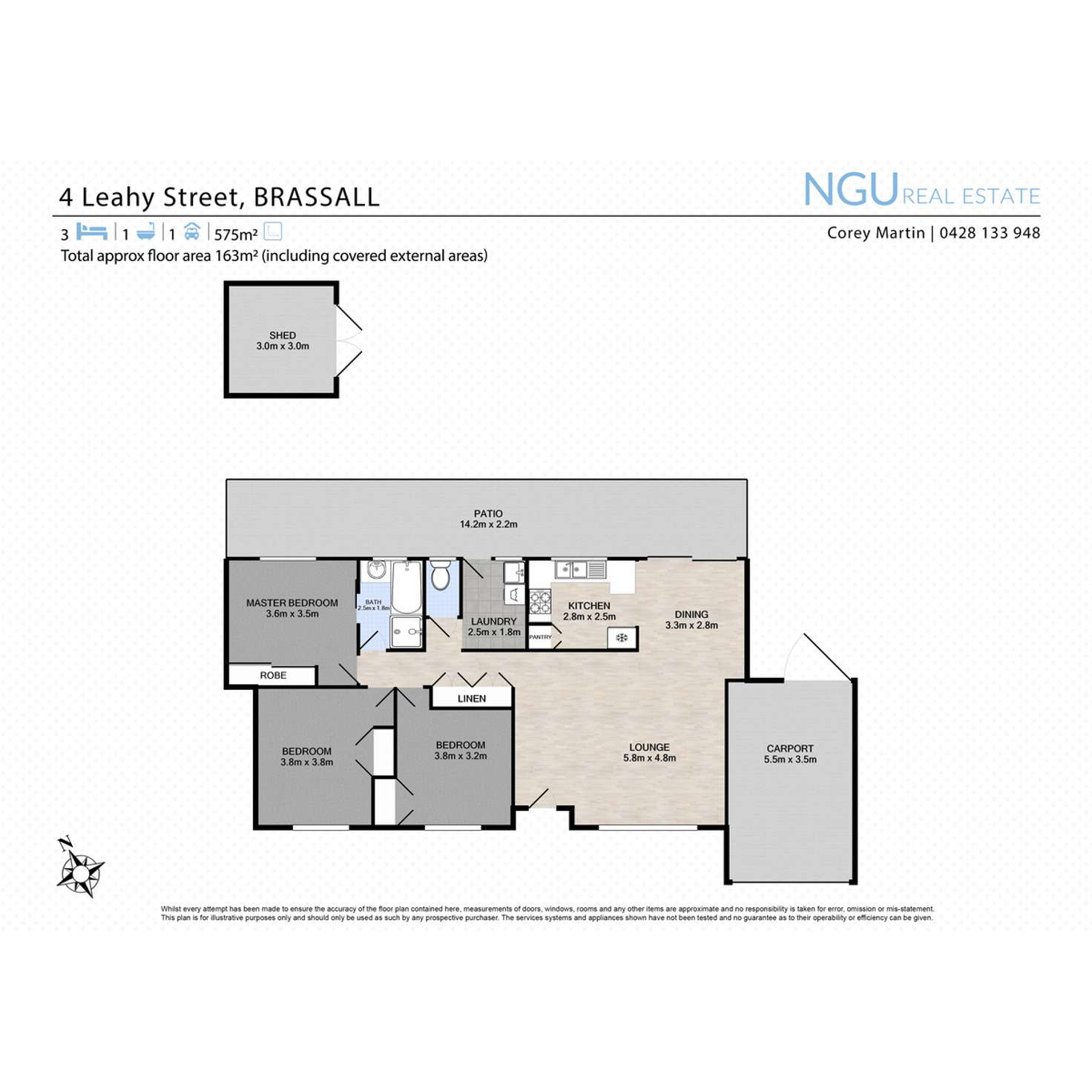 Floorplan of Homely house listing, 4 Leahy Street, Brassall QLD 4305