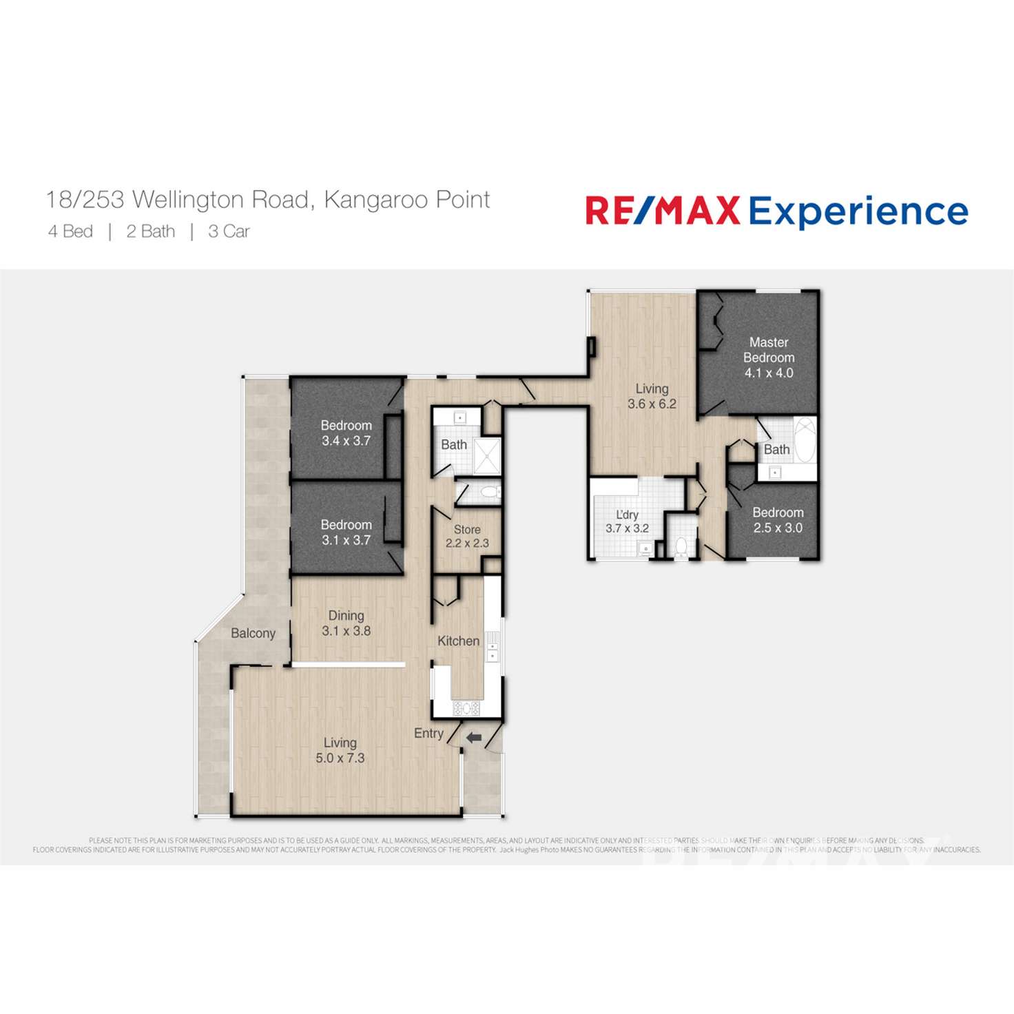 Floorplan of Homely apartment listing, 18/237 Wellington Road, East Brisbane QLD 4169