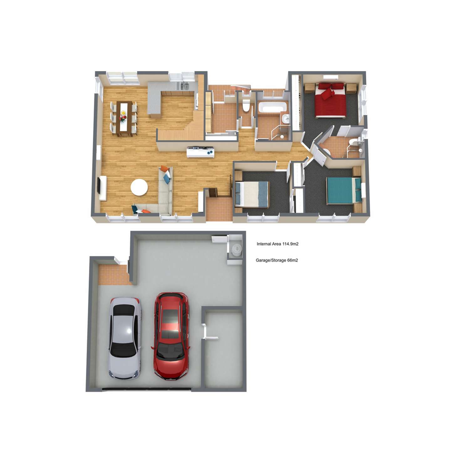 Floorplan of Homely house listing, 2/20 Walter Street, Labrador QLD 4215