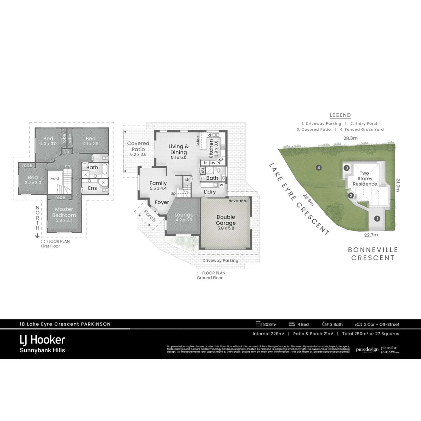Floorplan of Homely house listing, 18 Lake Eyre Crescent, Parkinson QLD 4115