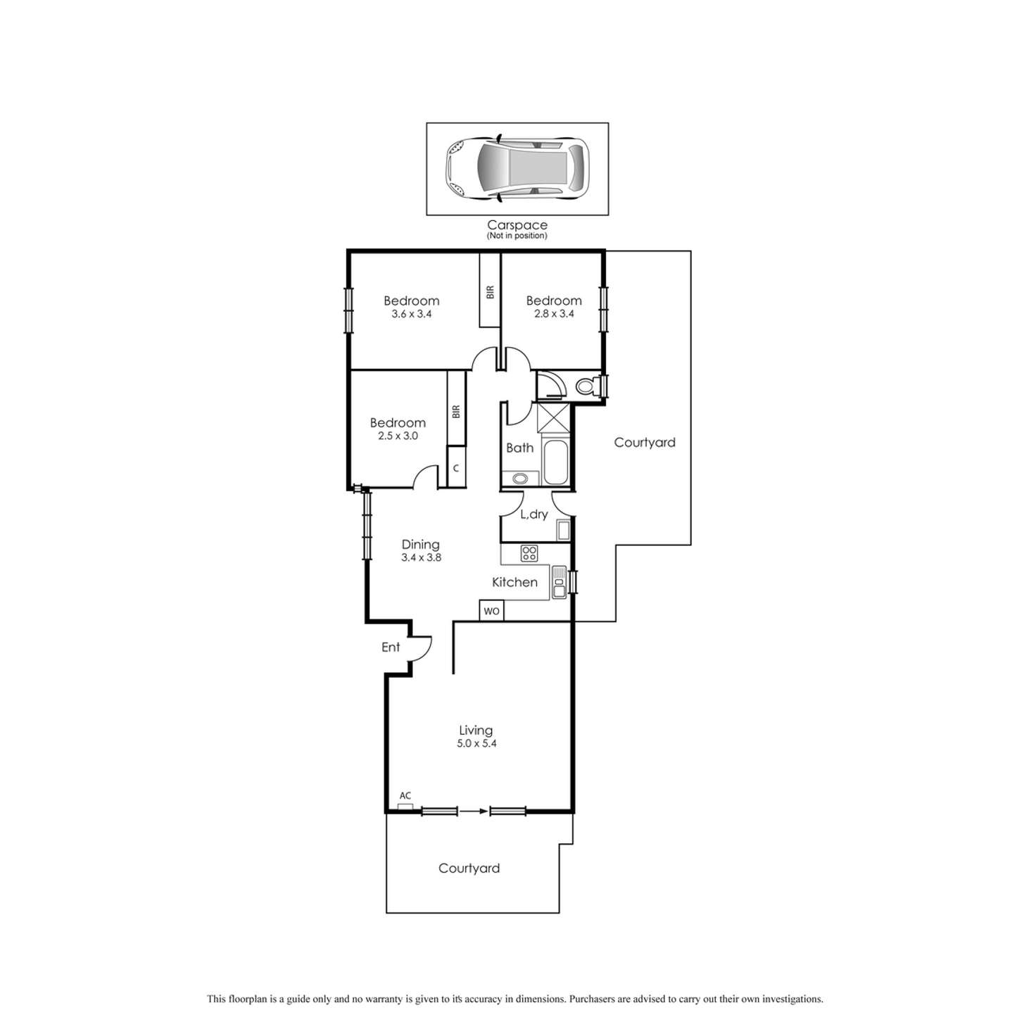 Floorplan of Homely house listing, 3/144 Ross Street, Port Melbourne VIC 3207