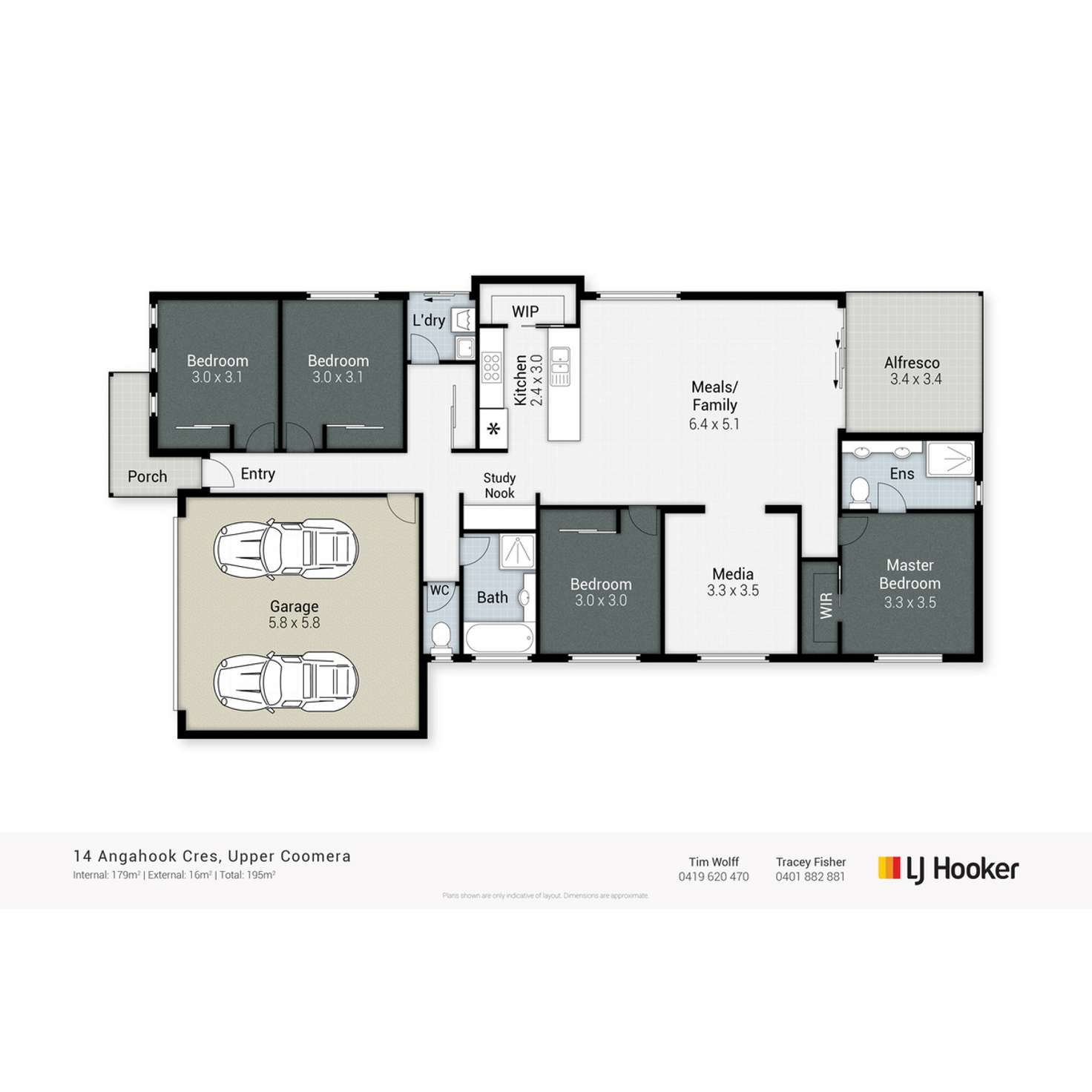 Floorplan of Homely house listing, 14 Angahook Crescent, Upper Coomera QLD 4209