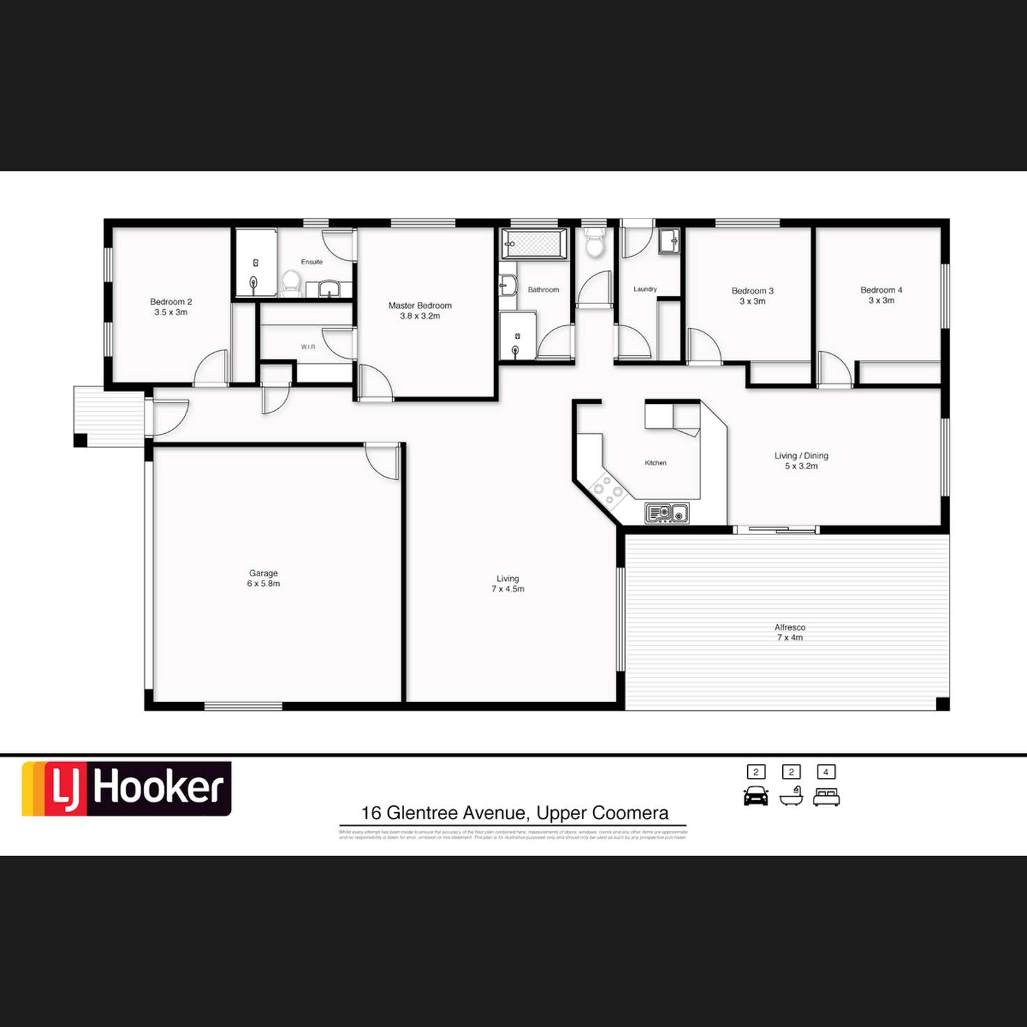 Floorplan of Homely house listing, 16 Glentree Avenue, Upper Coomera QLD 4209