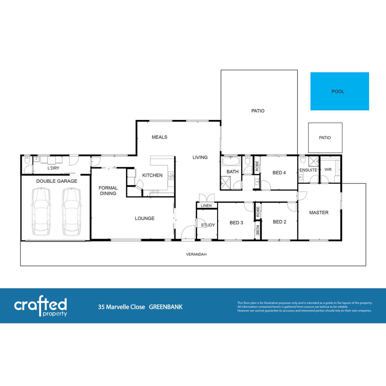 Floorplan of Homely house listing, 35 Marvelle Close, Greenbank QLD 4124