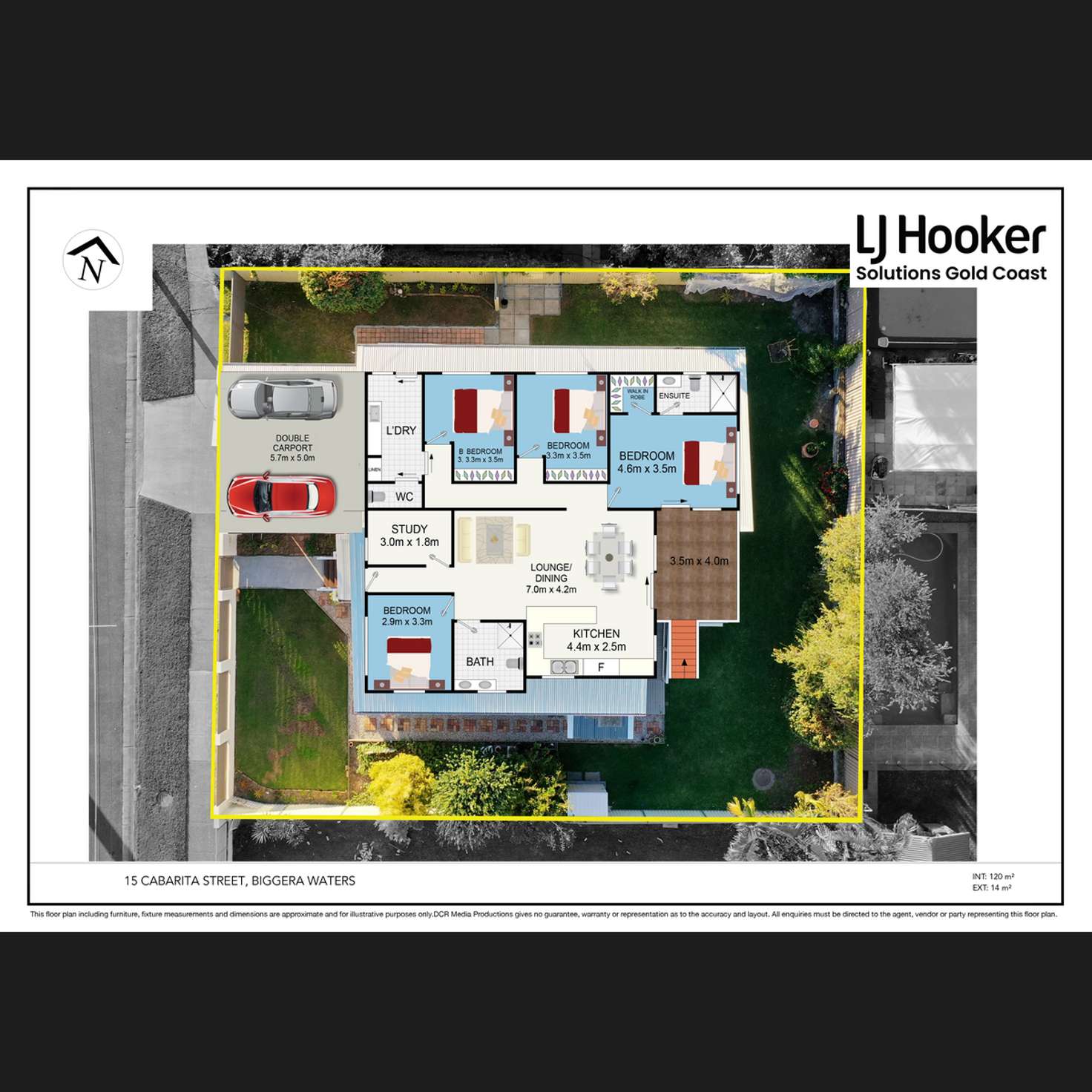 Floorplan of Homely house listing, 15 Cabarita Street, Biggera Waters QLD 4216