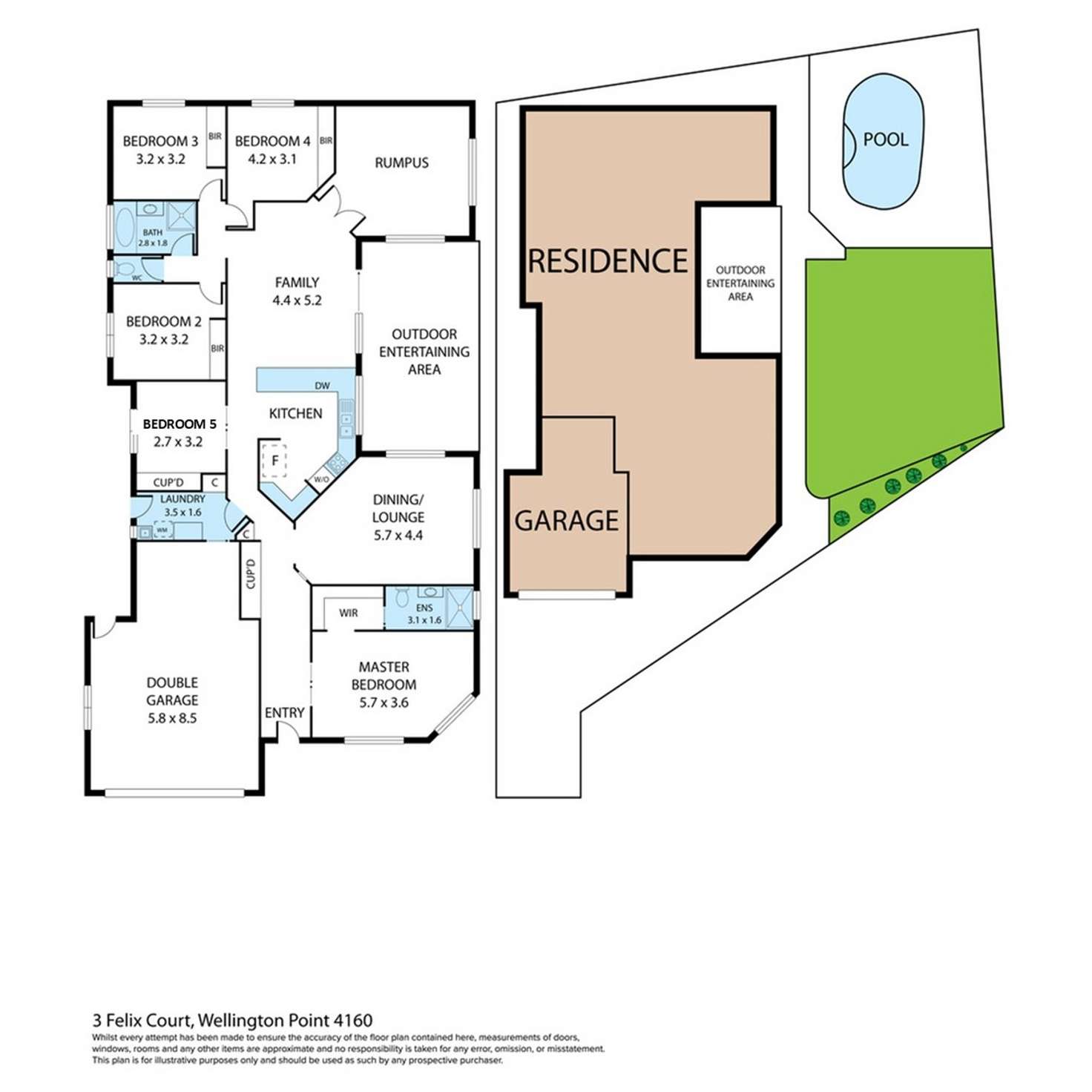 Floorplan of Homely house listing, 3 Felix Court, Wellington Point QLD 4160