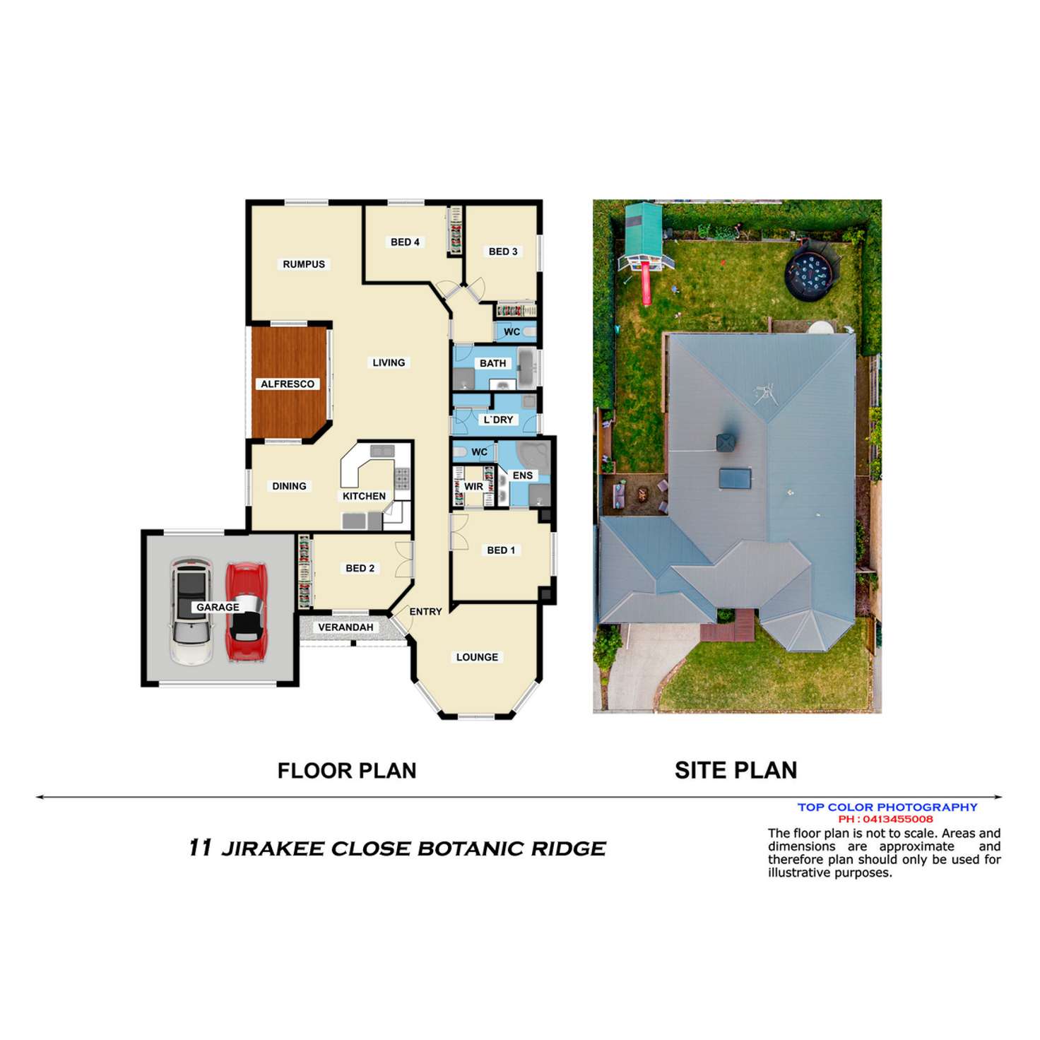 Floorplan of Homely house listing, 11 Jirakee Close, Botanic Ridge VIC 3977