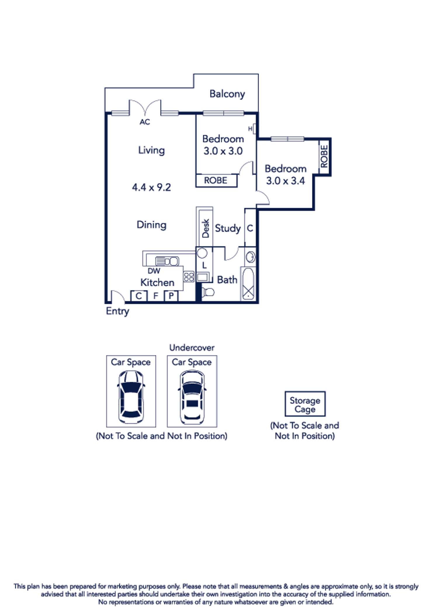 Floorplan of Homely apartment listing, 39/1 Gatehouse Drive, Kensington VIC 3031