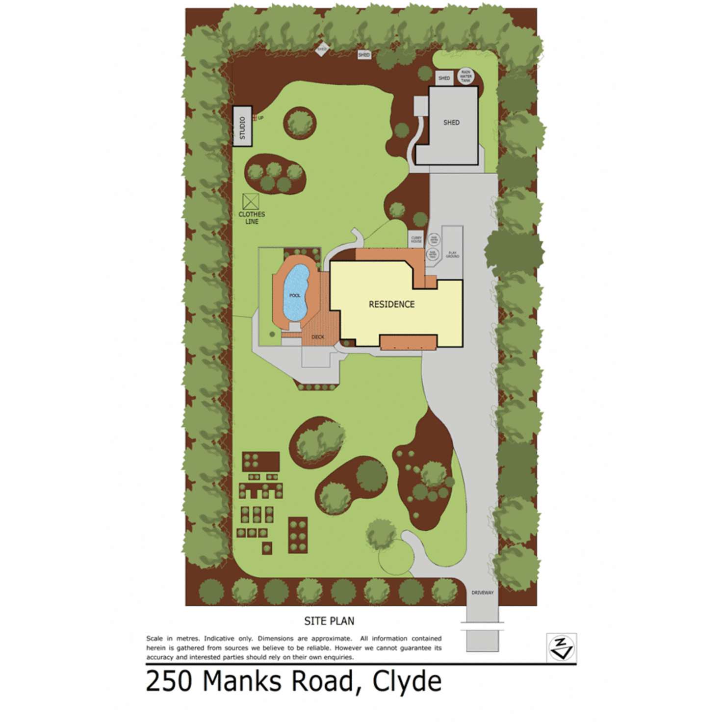 Floorplan of Homely house listing, 250 Manks Road, Clyde VIC 3978