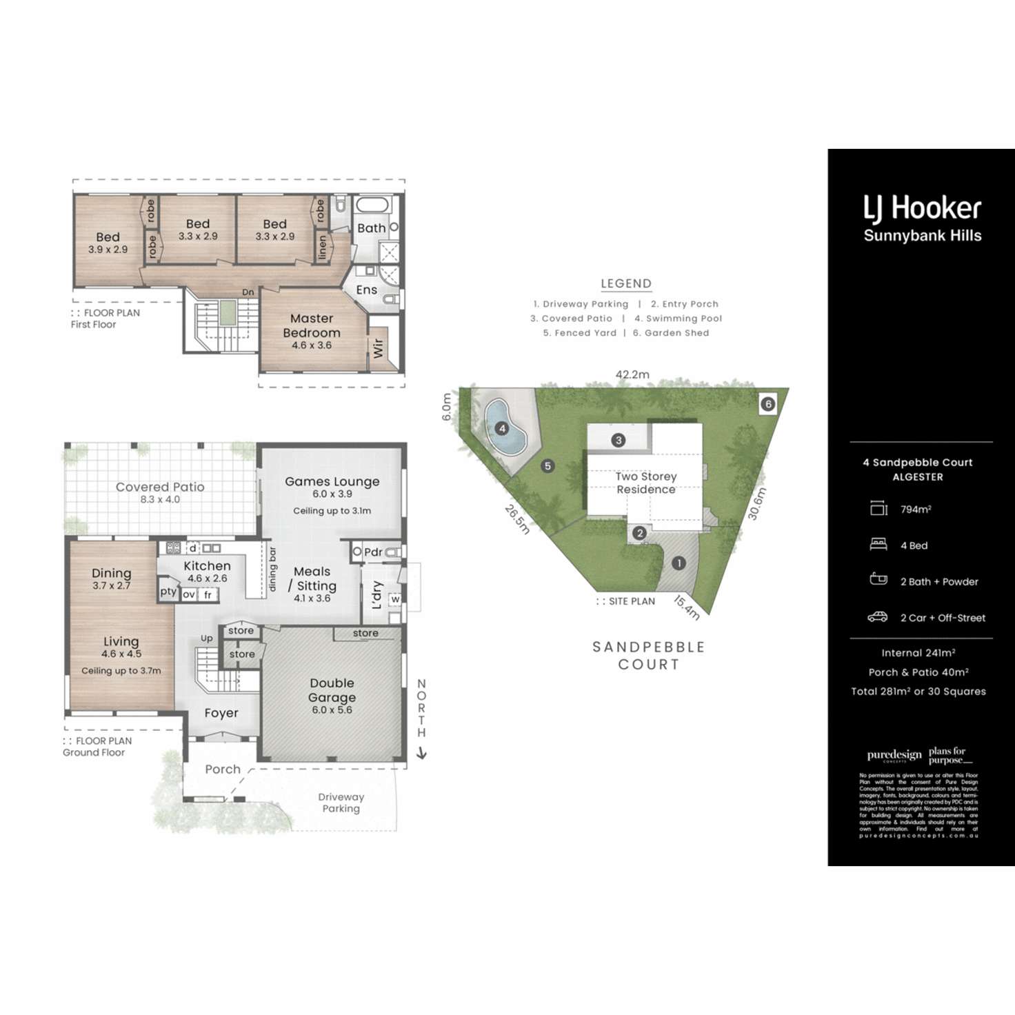 Floorplan of Homely house listing, 4 Sandpebble Court, Algester QLD 4115