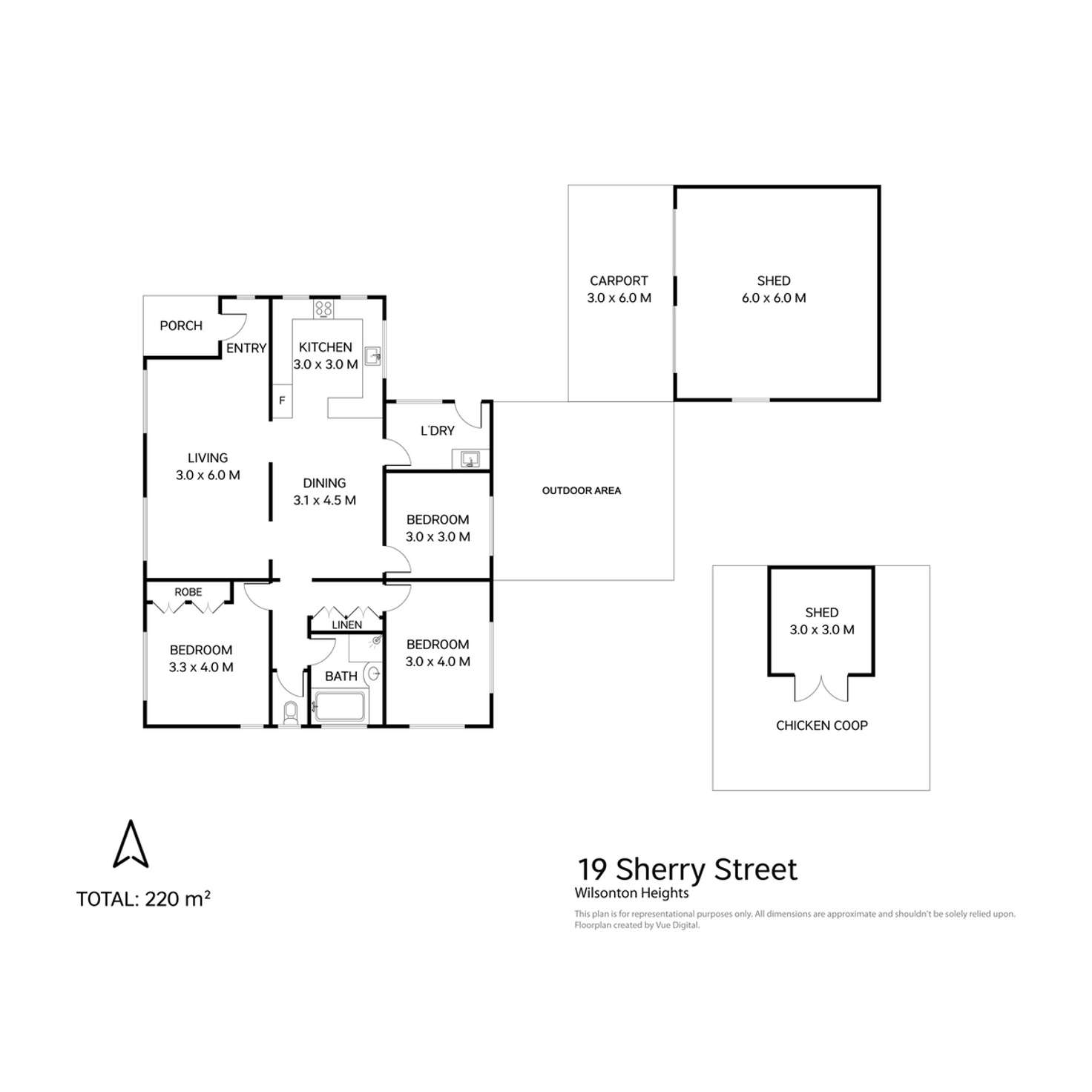 Floorplan of Homely house listing, 19 Sherry Street, Wilsonton Heights QLD 4350