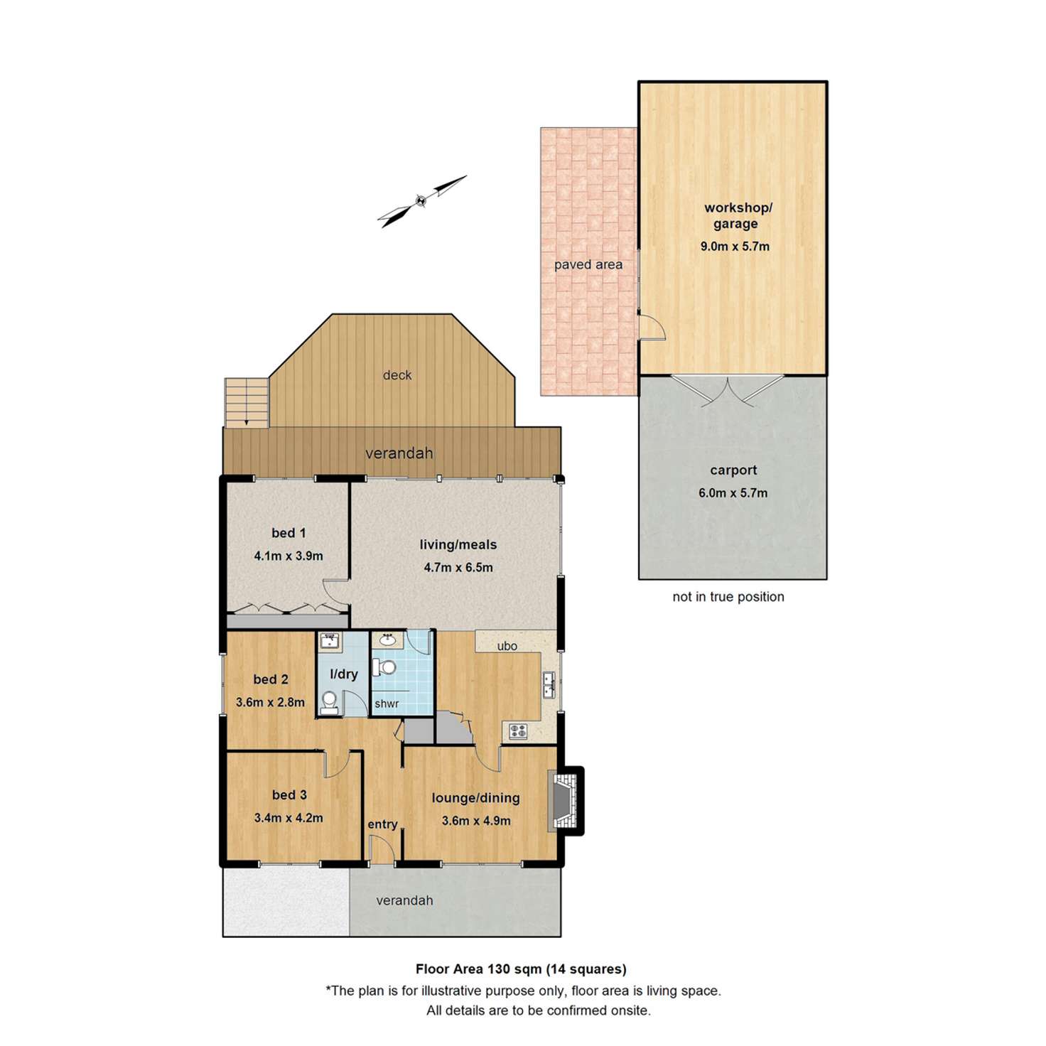 Floorplan of Homely house listing, 18 Ambrose Street, Emerald VIC 3782