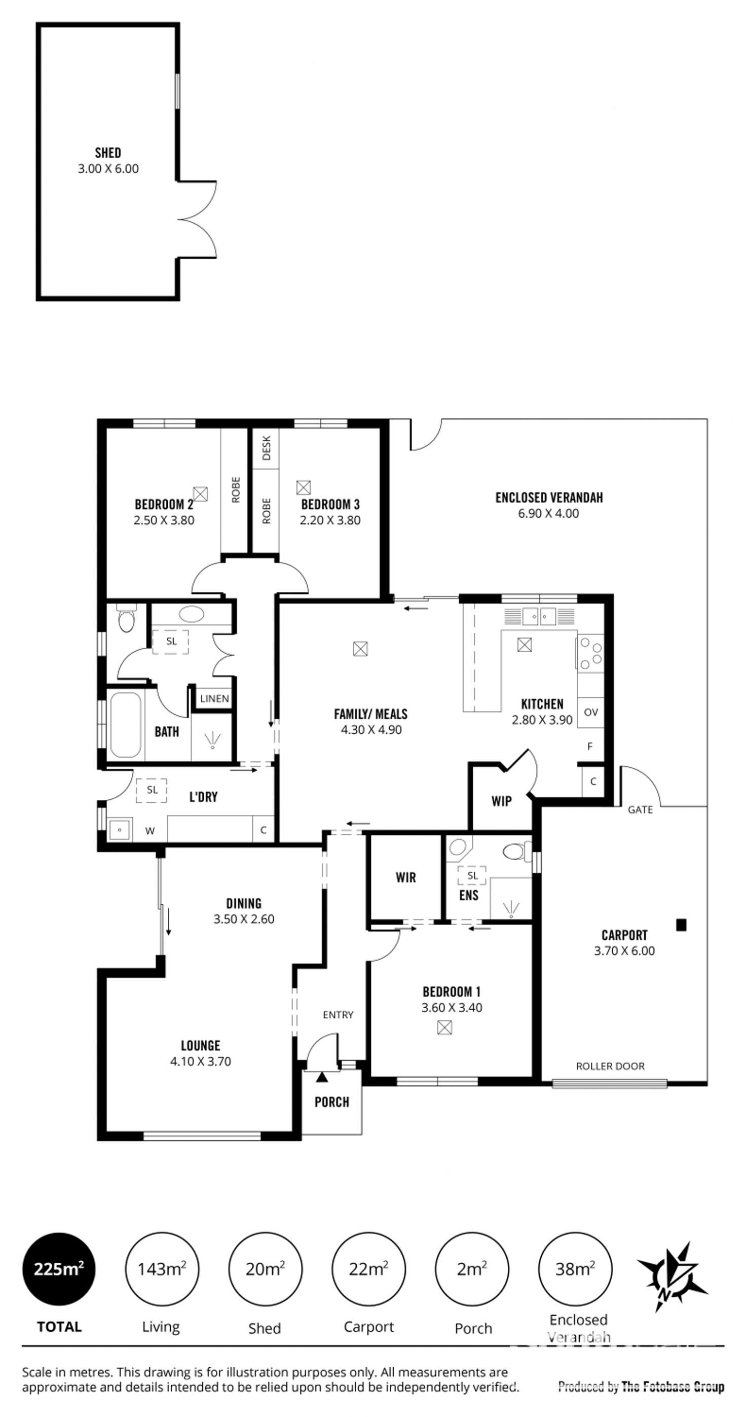 Floorplan of Homely house listing, 32 Bosuns Way, Seaford Rise SA 5169