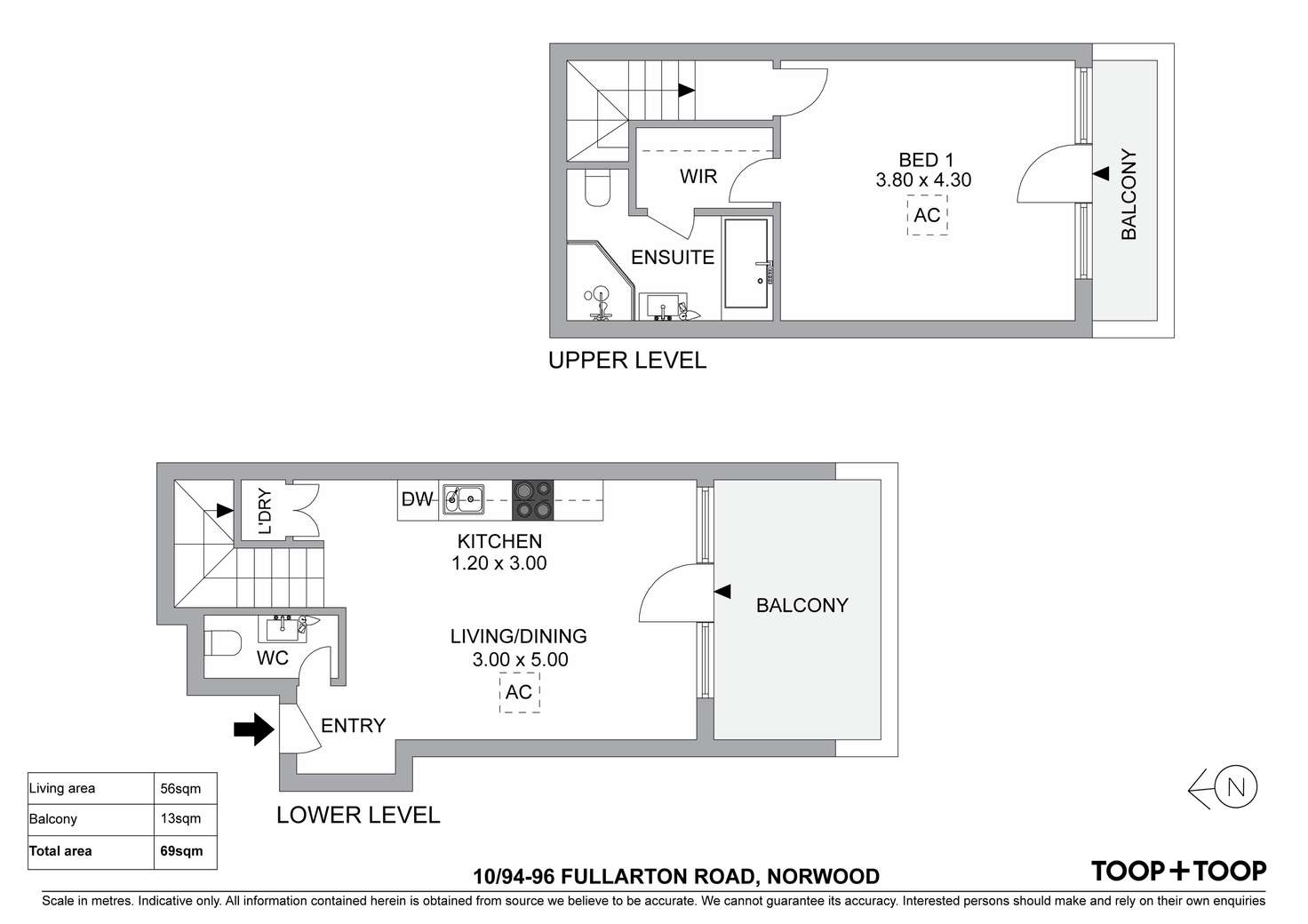 Floorplan of Homely apartment listing, 10/94-96 Fullarton Road, Norwood SA 5067
