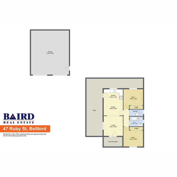 Floorplan of Homely house listing, 47 Ruby Street, Bellbird NSW 2325