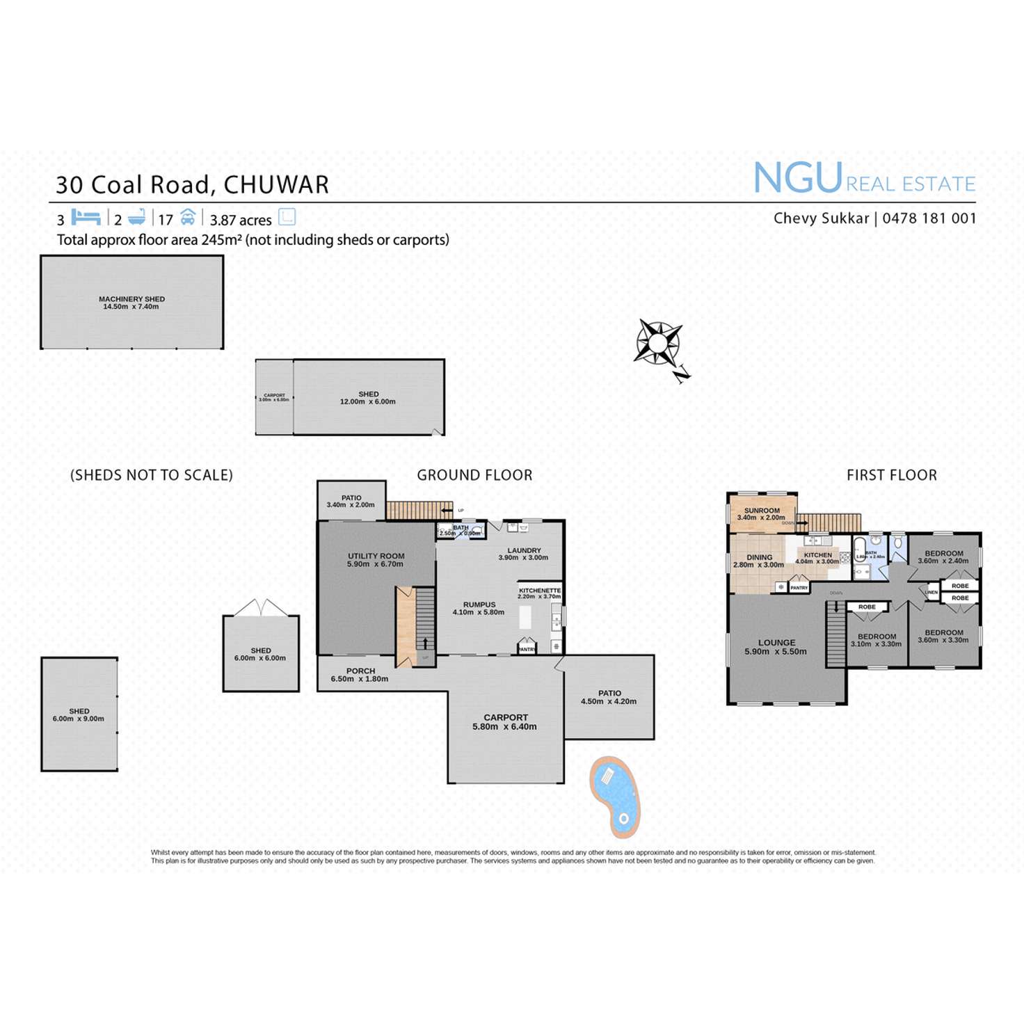 Floorplan of Homely house listing, 30 Coal Road, Chuwar QLD 4306