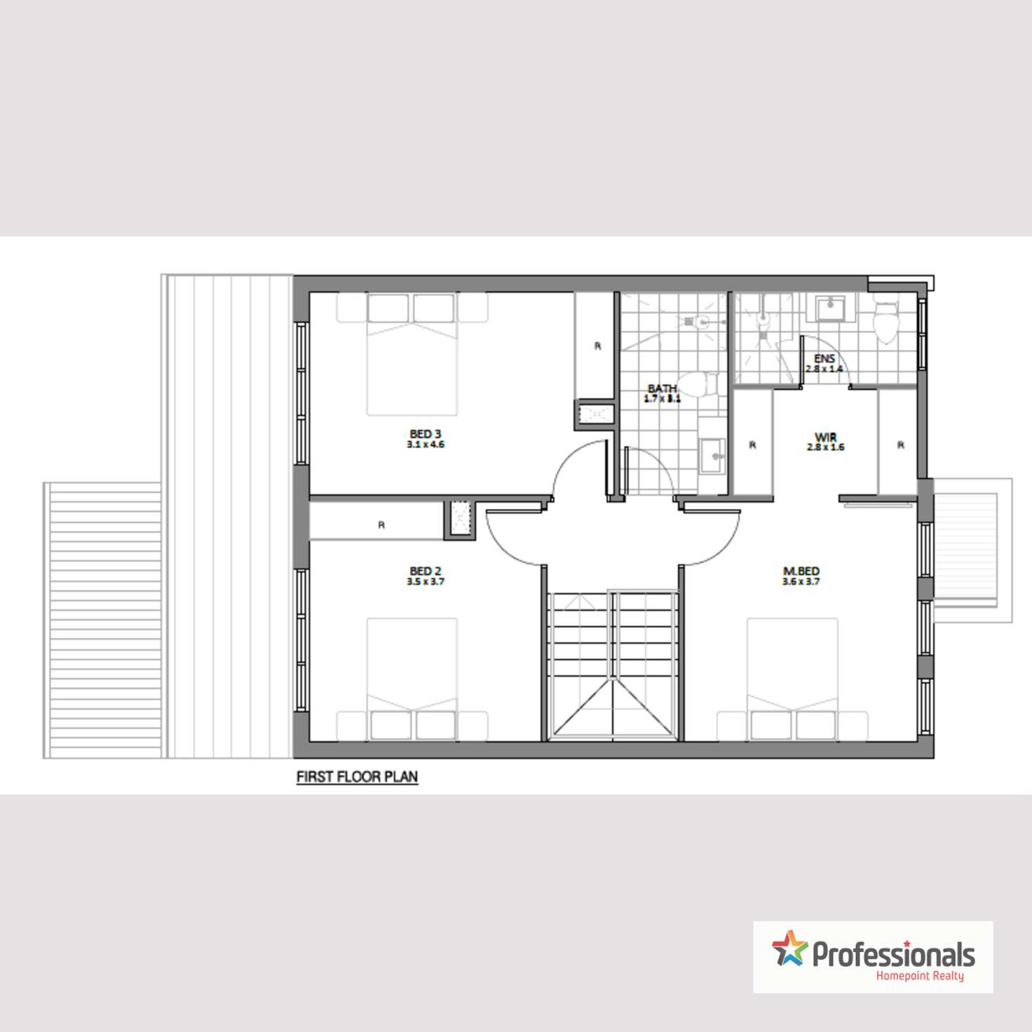 Floorplan of Homely townhouse listing, 12 Guma Glade, Riverstone NSW 2765