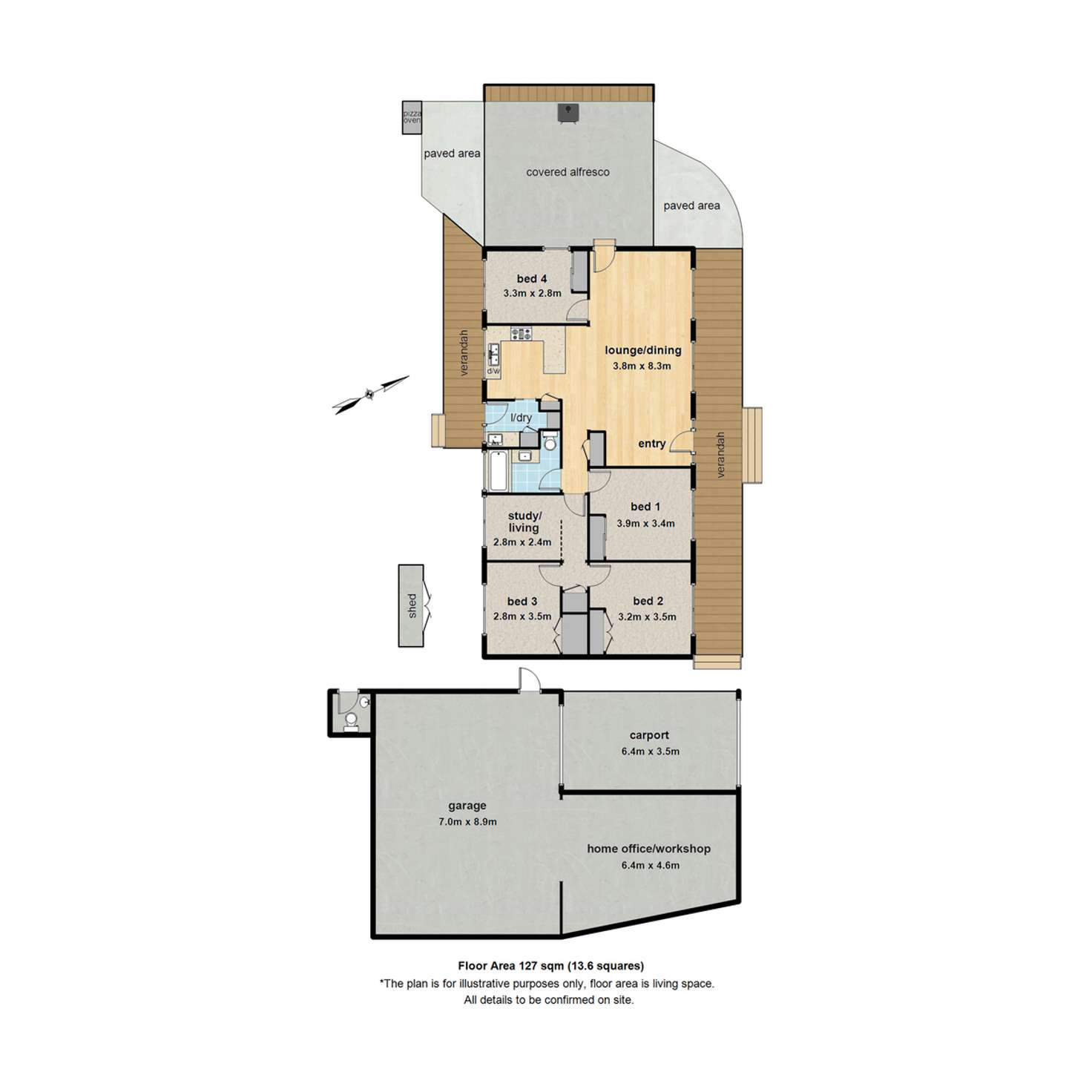 Floorplan of Homely house listing, 9 Bailey Road, Cockatoo VIC 3781