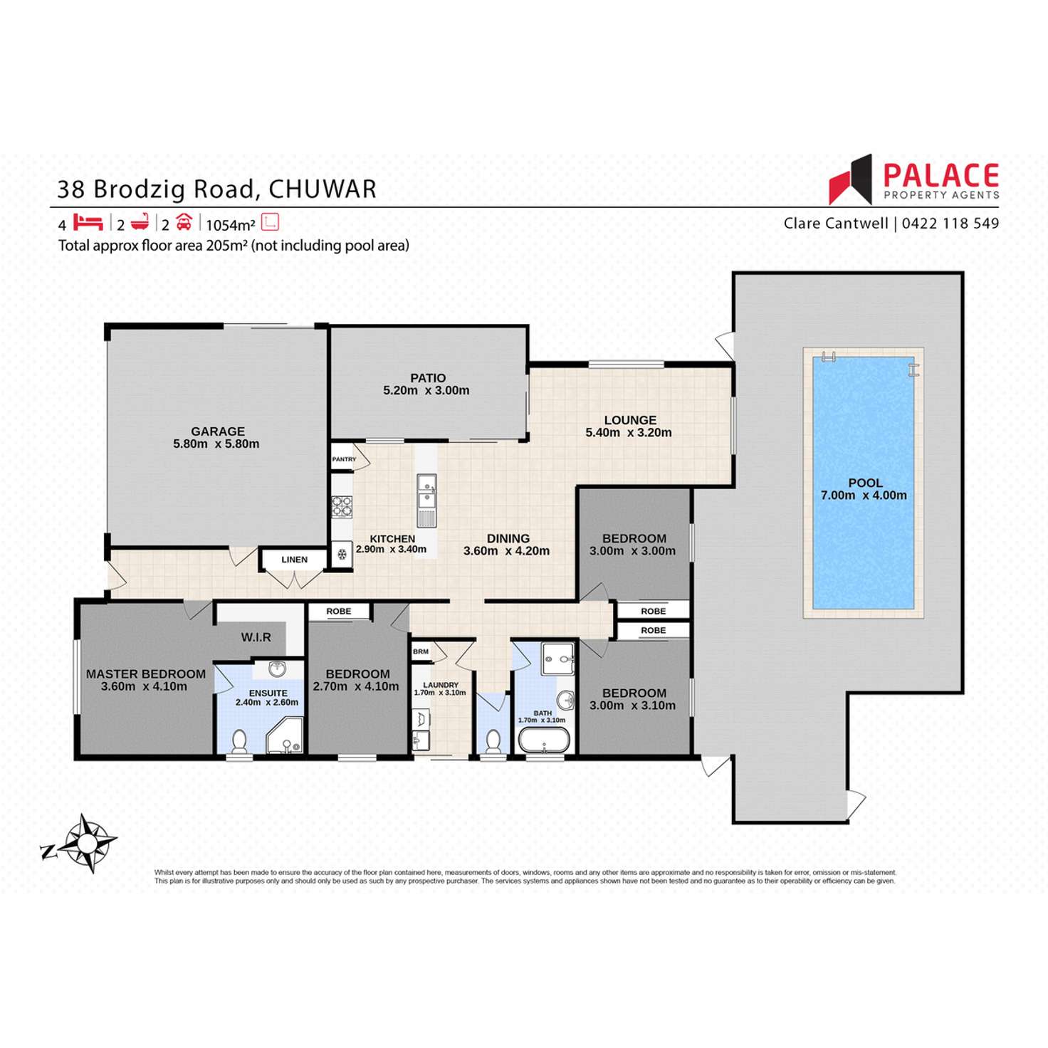 Floorplan of Homely house listing, 38 Brodzig Road, Chuwar QLD 4306