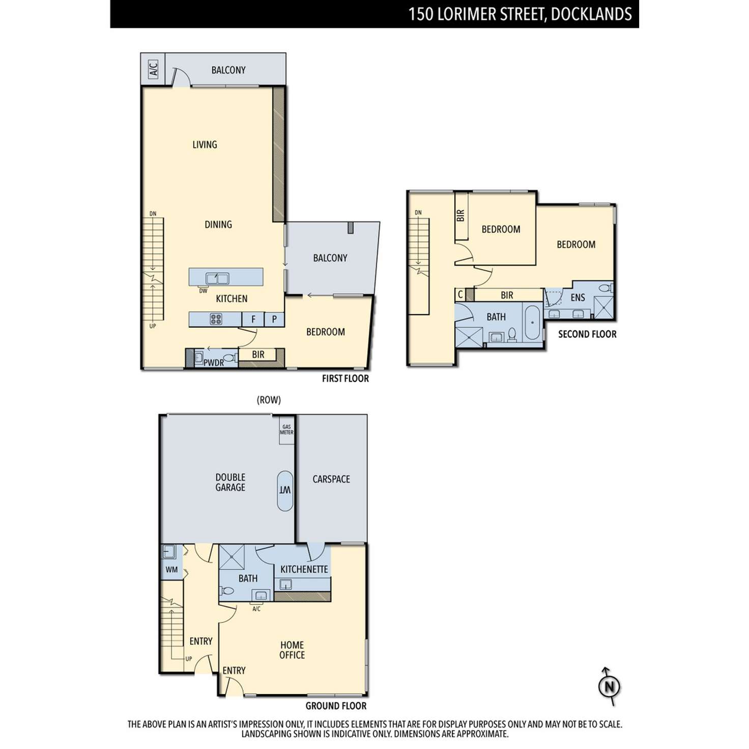Floorplan of Homely house listing, 150 Lorimer Street, Docklands VIC 3008