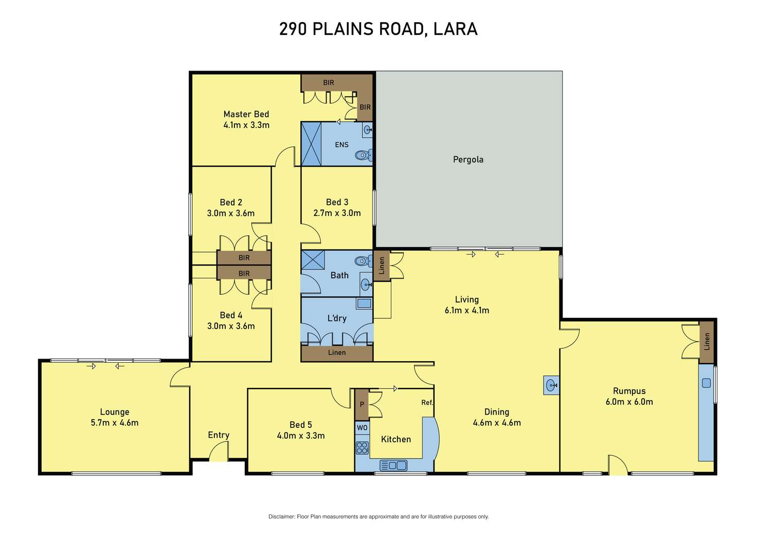 Floorplan of Homely house listing, 290 Plains Road, Lara VIC 3212